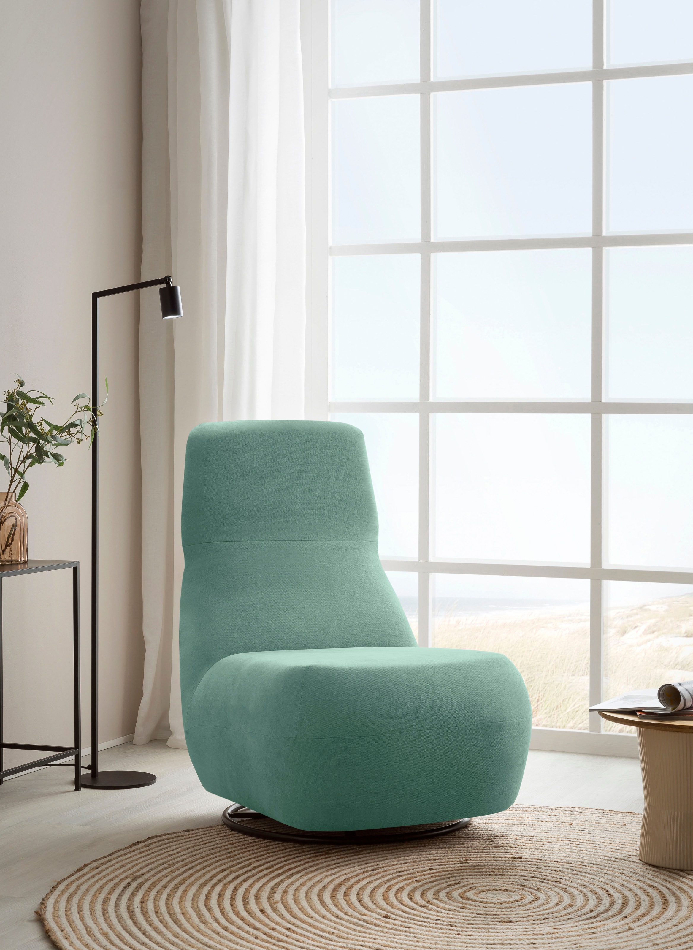 Home affaire Relaxsessel "Emberson Sessel, Rückenlehne hochklappbar, Drehse günstig online kaufen