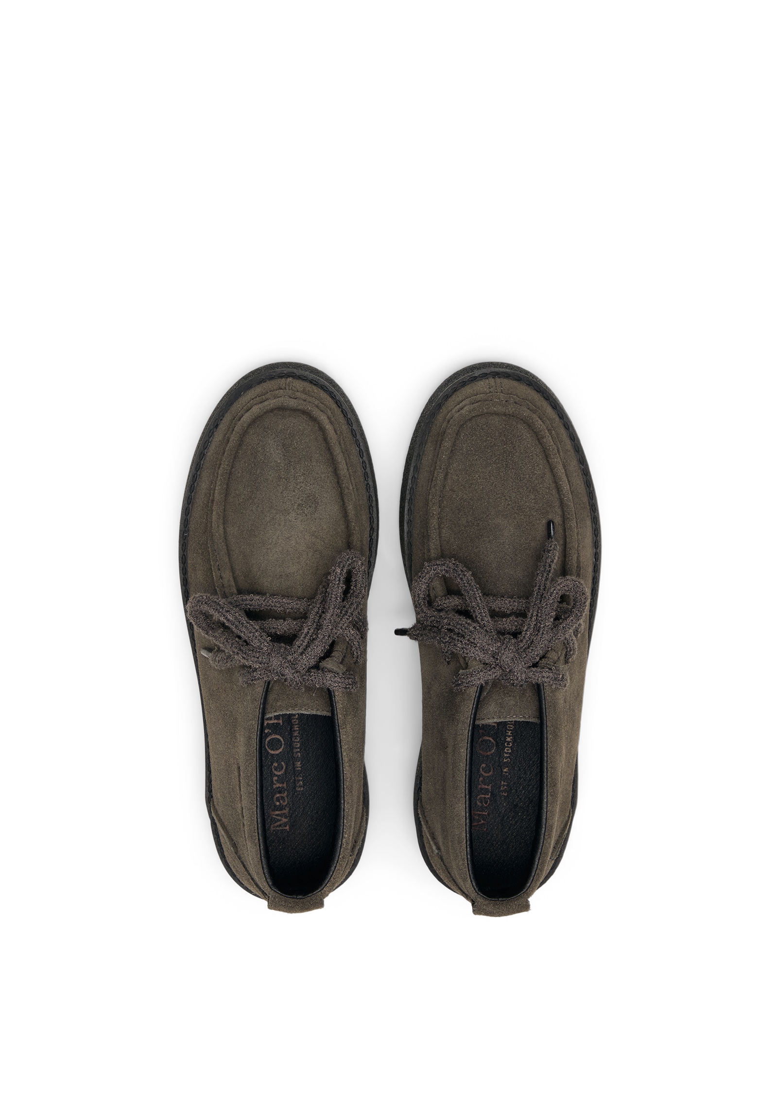 Marc O'Polo Schlupfboots »aus geöltem Veloursleder«