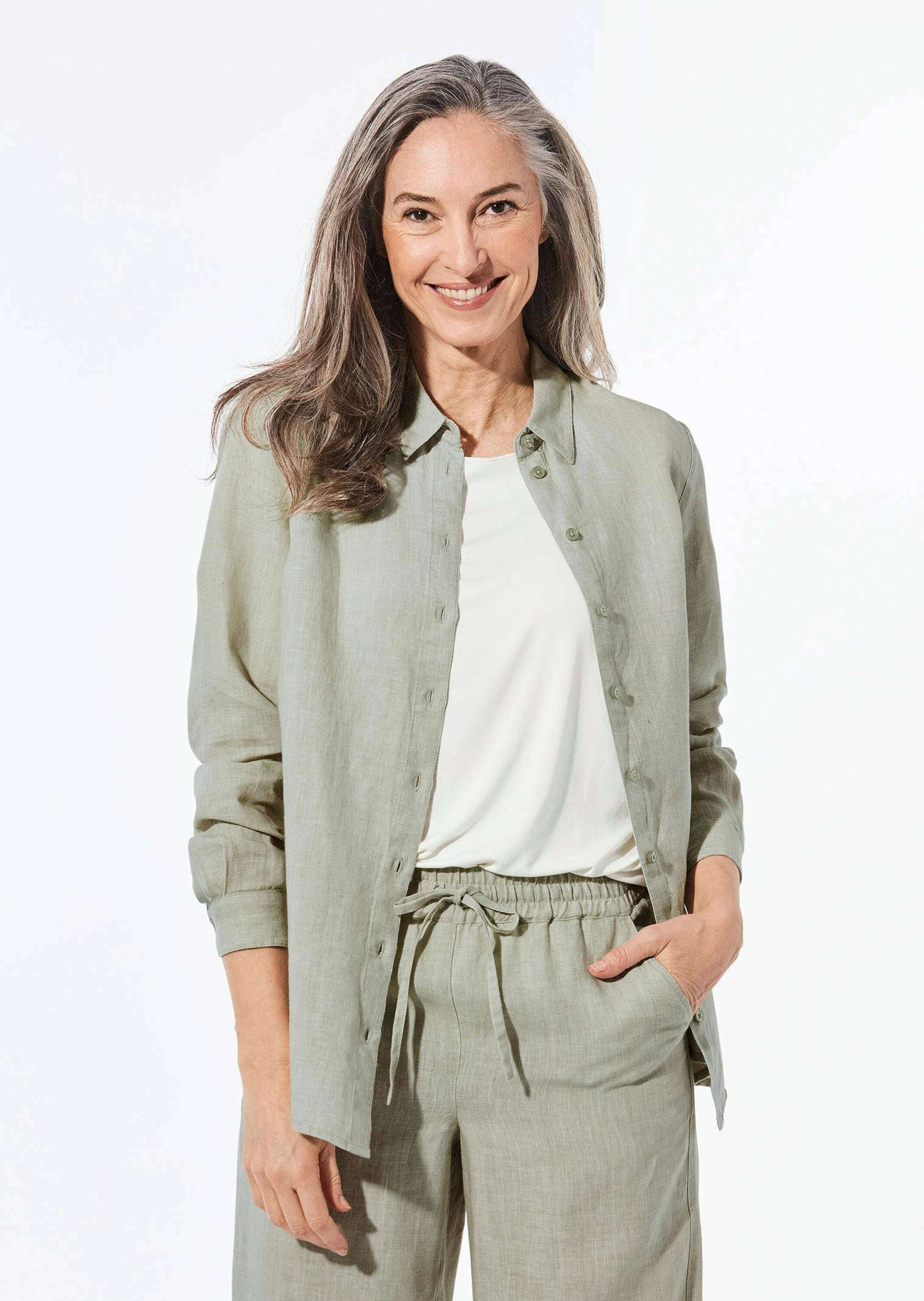 GOLDNER Langarmbluse "Bequeme Damen Businessbluse" günstig online kaufen