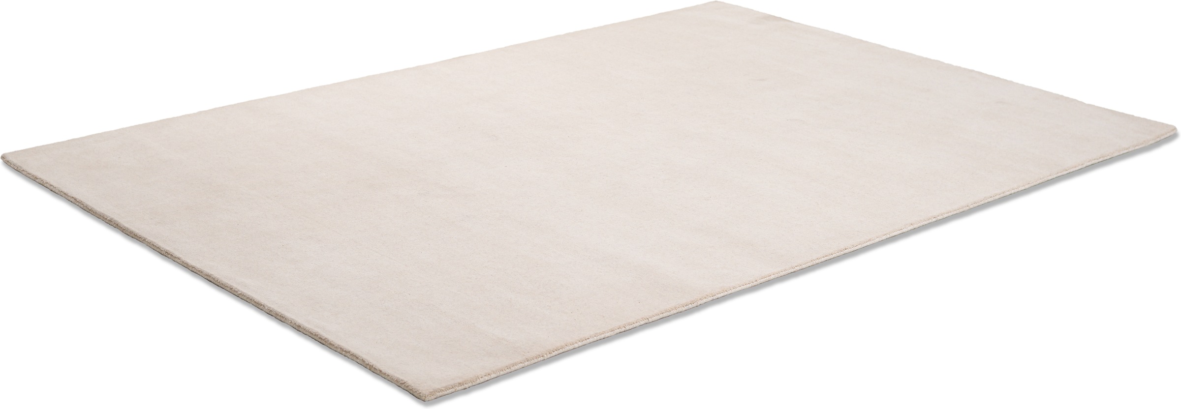 Sansibar Wollteppich »List« rechteckig 13 mm Höhe Kurzflor, Handweb Teppich, meliert, reine Wolle, handgewebt