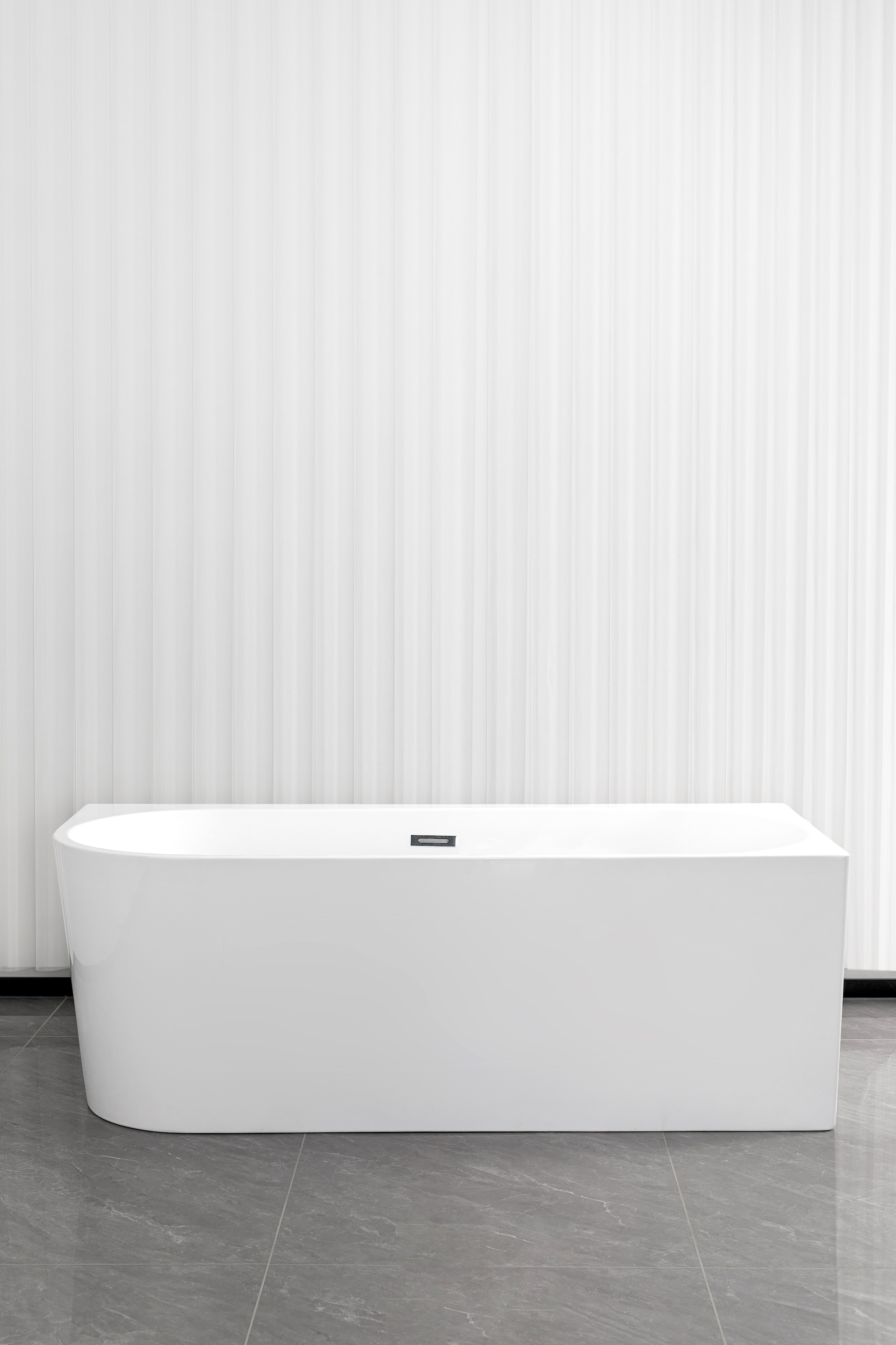 Sanotechnik Badewanne »LUMA« Höhe 56 cm mit Ablaufstöpsel | verstellbare Füße | Überlauf 160cm, Acryl Badewanne rechts