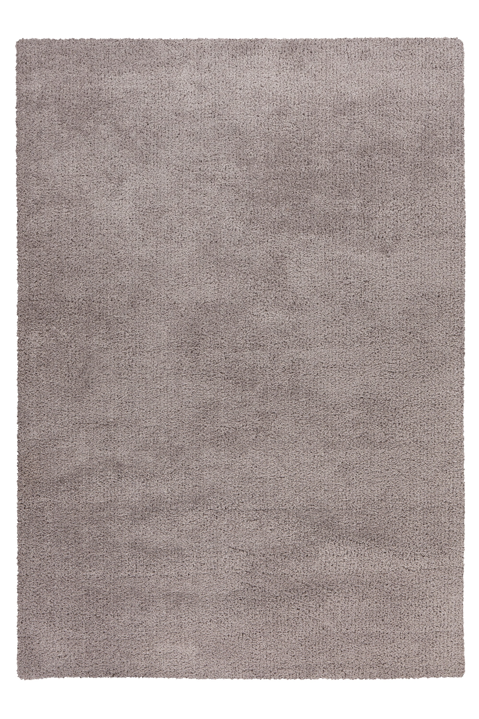 Teppich KAYOOM "Tresor 525", silber, B:120cm H:30mm L:170cm, Polyester, Teppiche, Teppich, Hochflor, Langflor, uni, Wohnzimmer