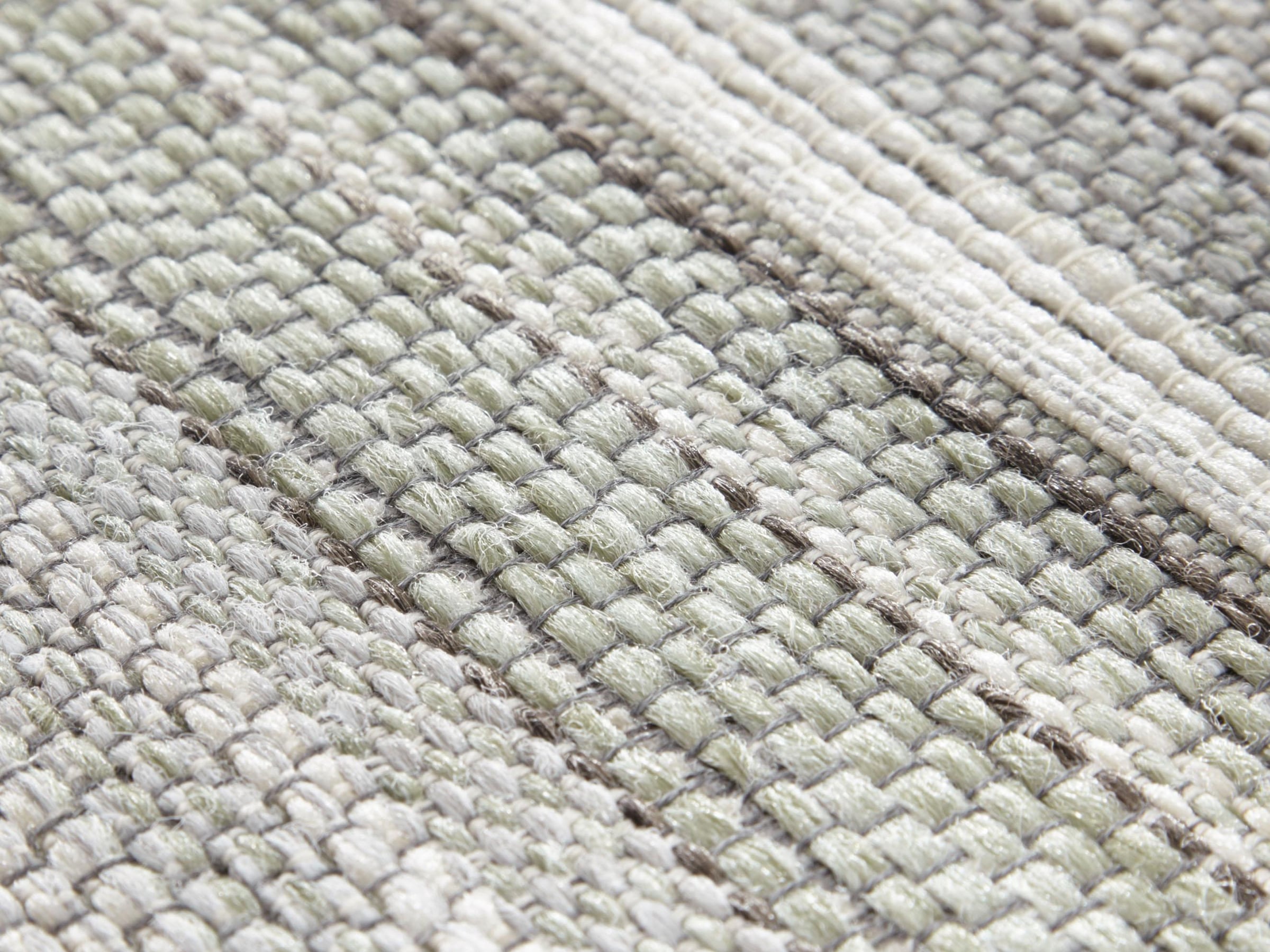 ELLE DECORATION Teppich »Calais«, rechteckig, 4 mm Höhe, Strapazierfähig und pflegeleicht, Flachgewebe, Gestreift