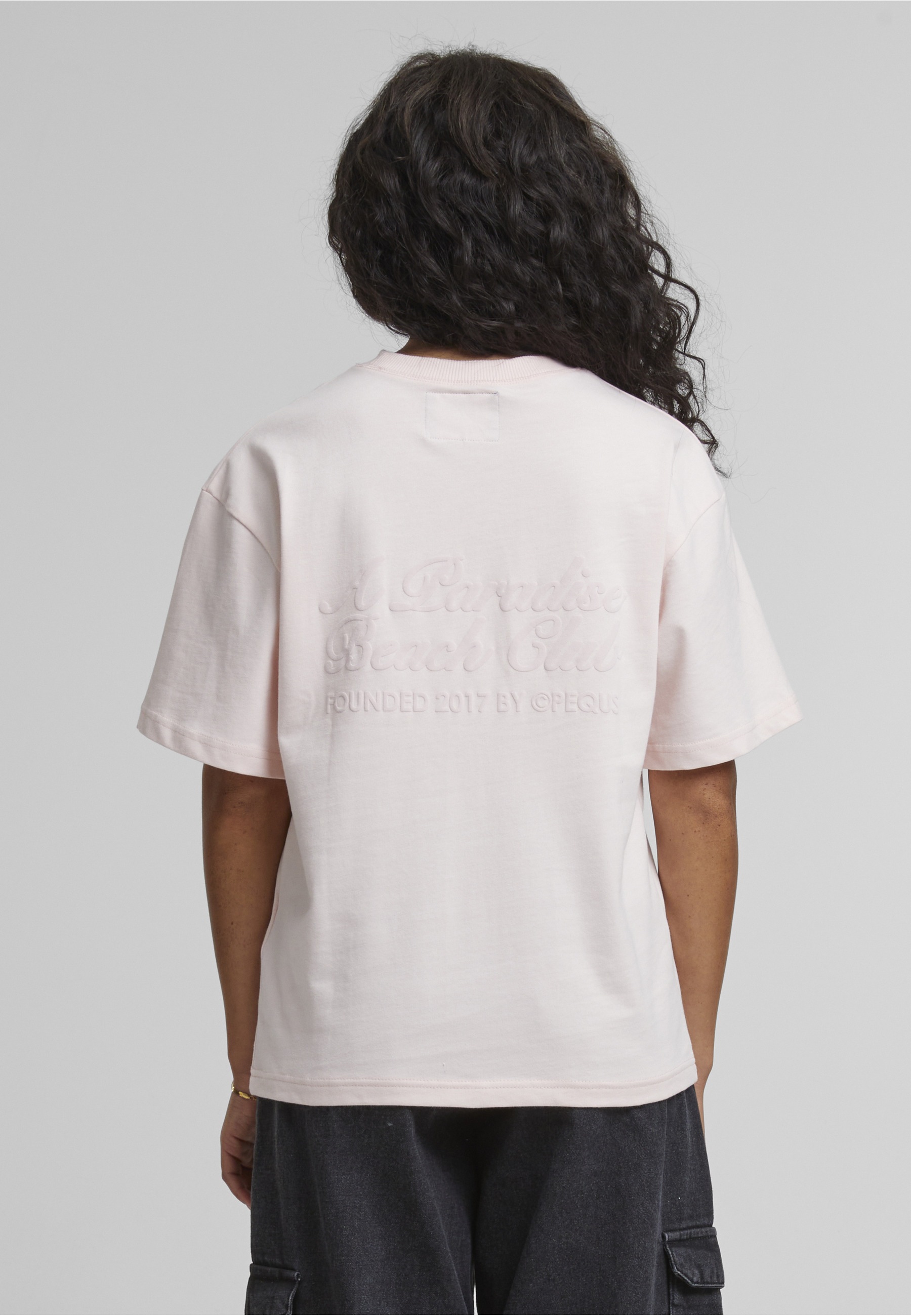 PEQUS Shirttop »PEQUS PEQUS A Paradise Beach Club Back Logo Shirt«