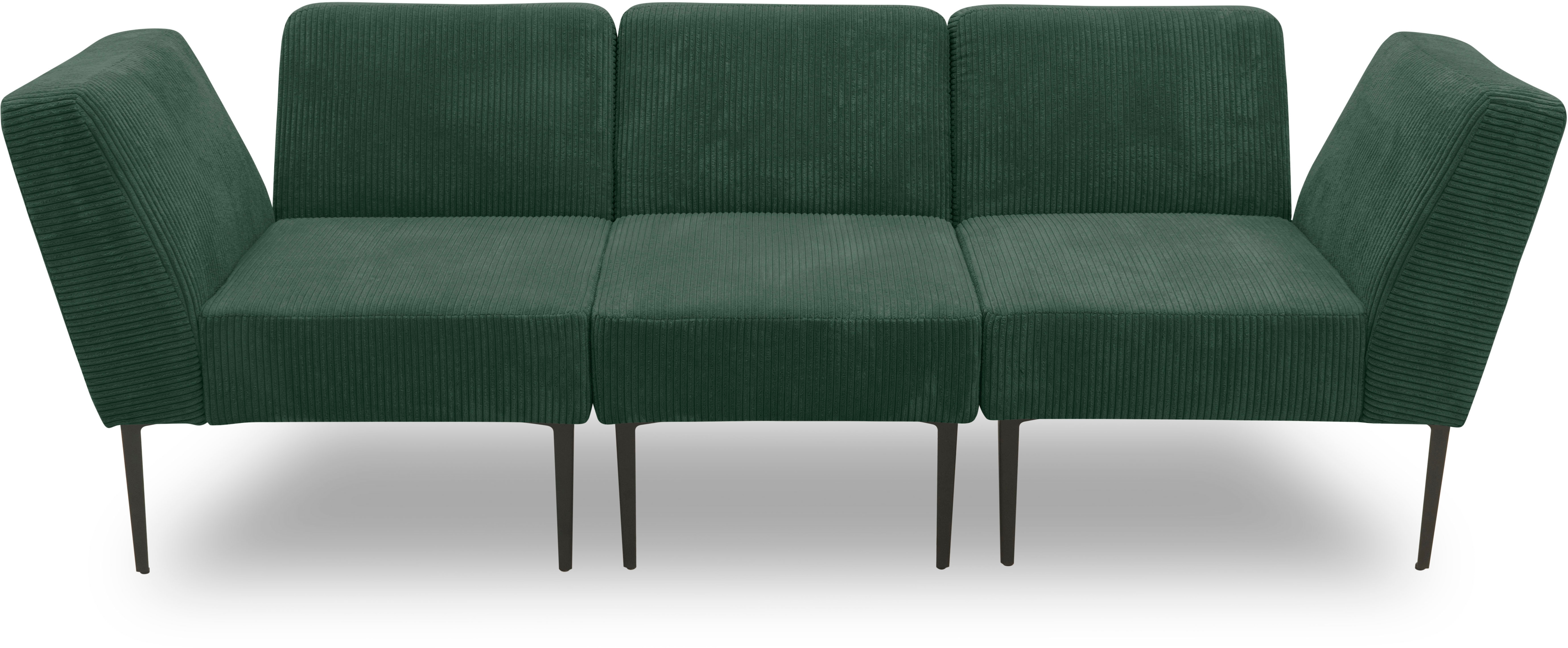 DOMO collection Sessel "700010 Lieferzeit nur 2 Wochen, auch einzeln stellbar" Cord-Bezug, Fußhöhe passend für gängige Saugroboter