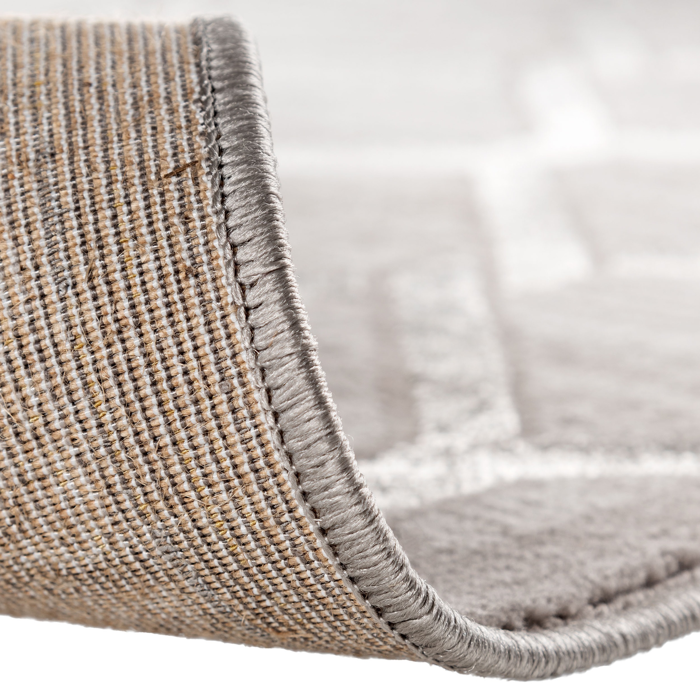 Sehrazat Teppich »Lara 700«, rechteckig, 10 mm Höhe, Hoch-Tief-Struktur, mit Glanz, Wohnzimmer