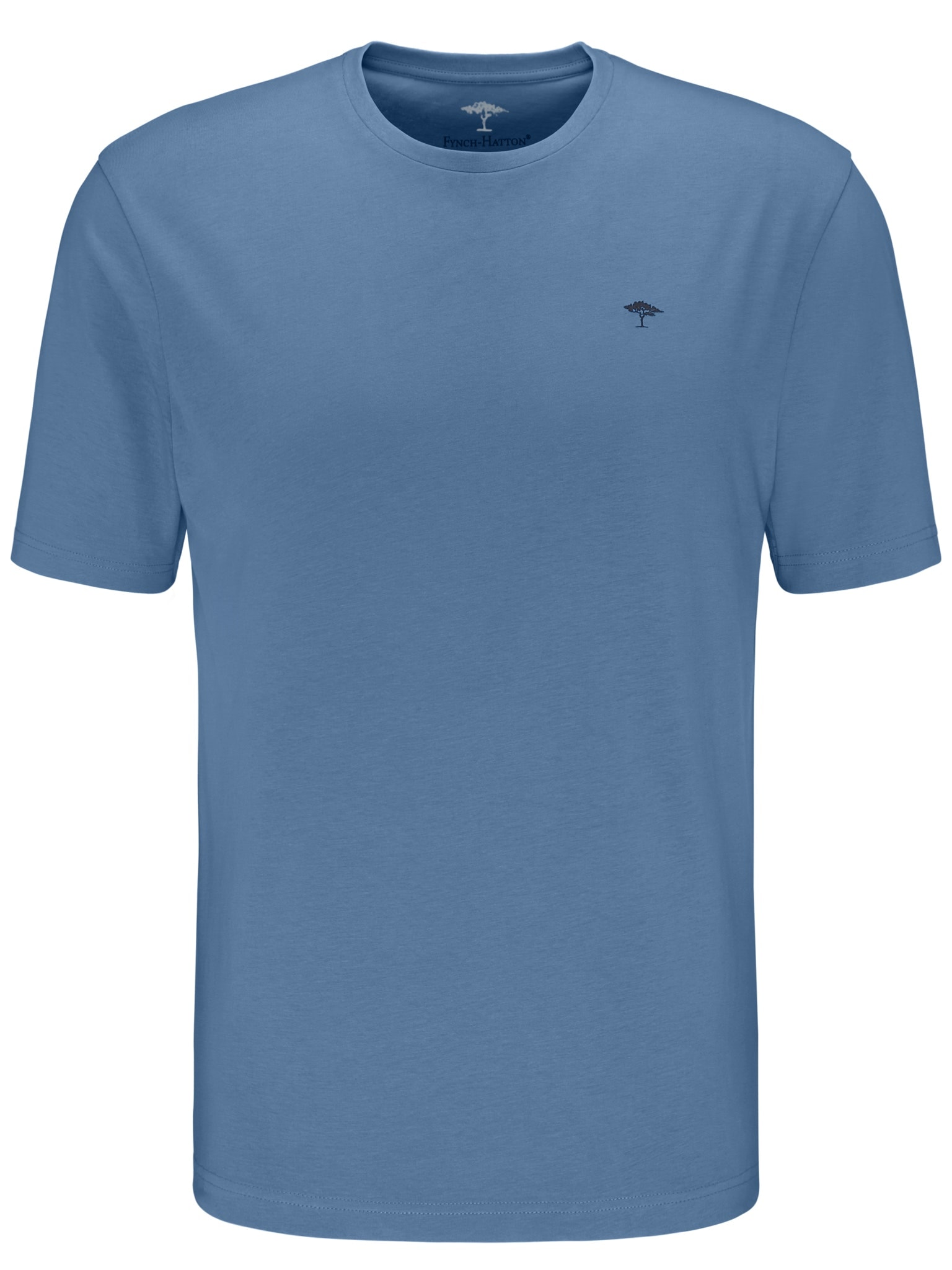 FYNCH-HATTON "FYNCH-HATTON Basic T-Shirt" Sommershirt in unifarben, mit Log günstig online kaufen