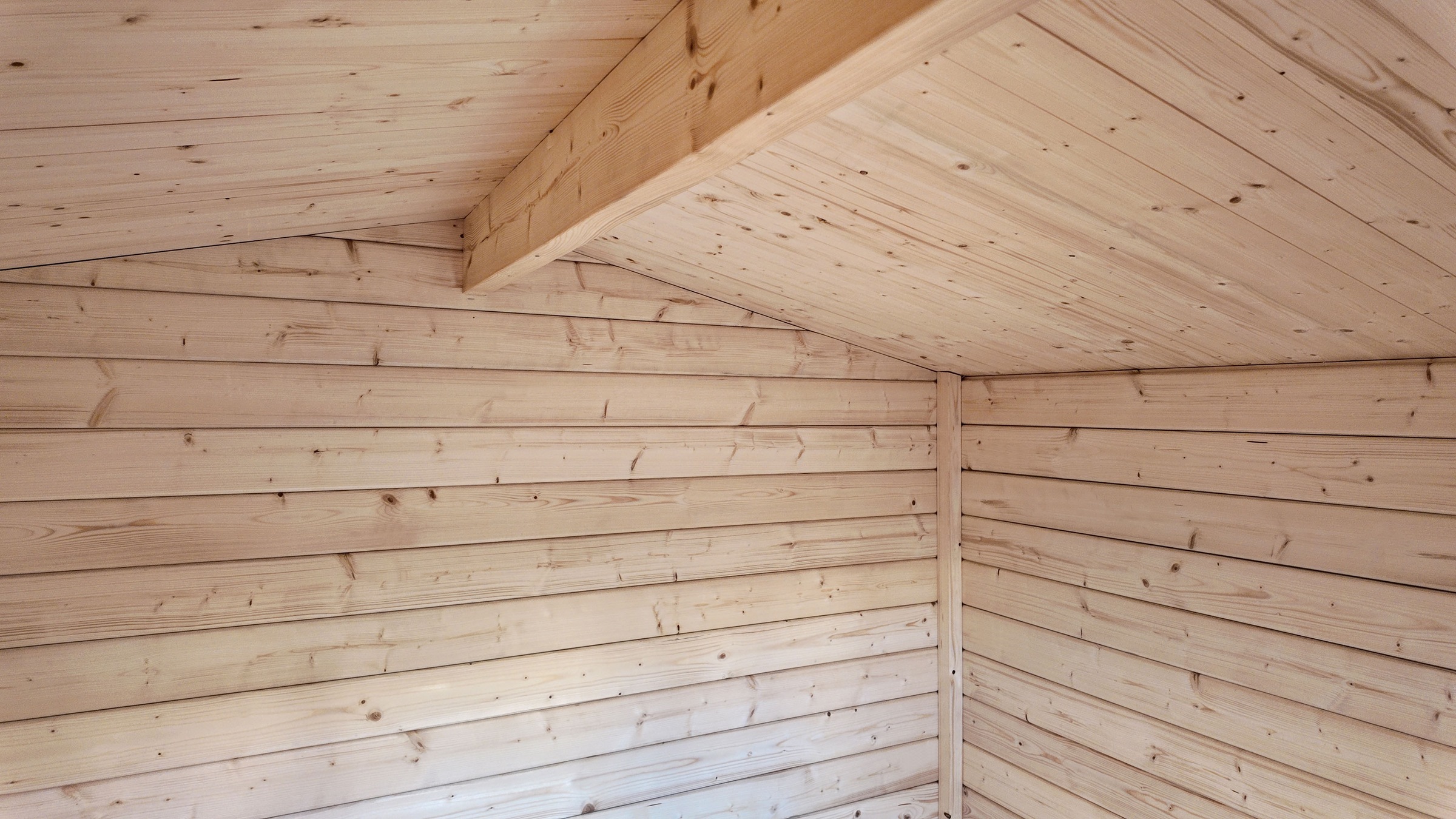 weka Gartenhaus »Killarney« Doppeltür, 1/4 verglast, inkl. 3er Mülltonnenbox