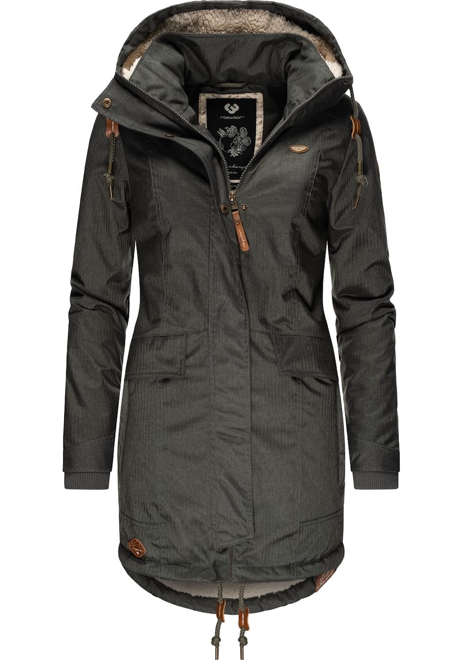 Ragwear Winterjacke "Tunned" mitKapuze stylischer Winterparka mit Teddyfell günstig online kaufen