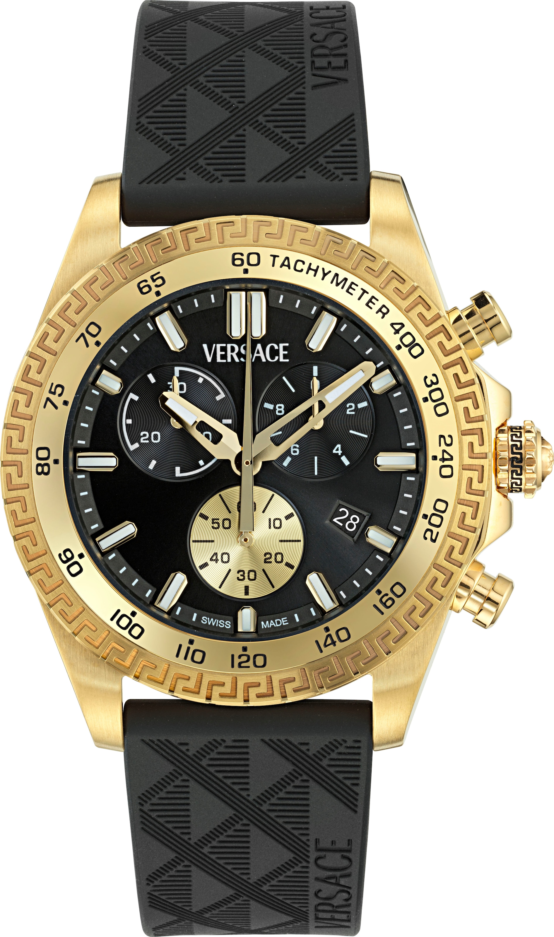 Chronograph »VERSACE CHRONO X«, Quarzuhr, Armbanduhr, Herrenuhr, Swiss Made,analog,...