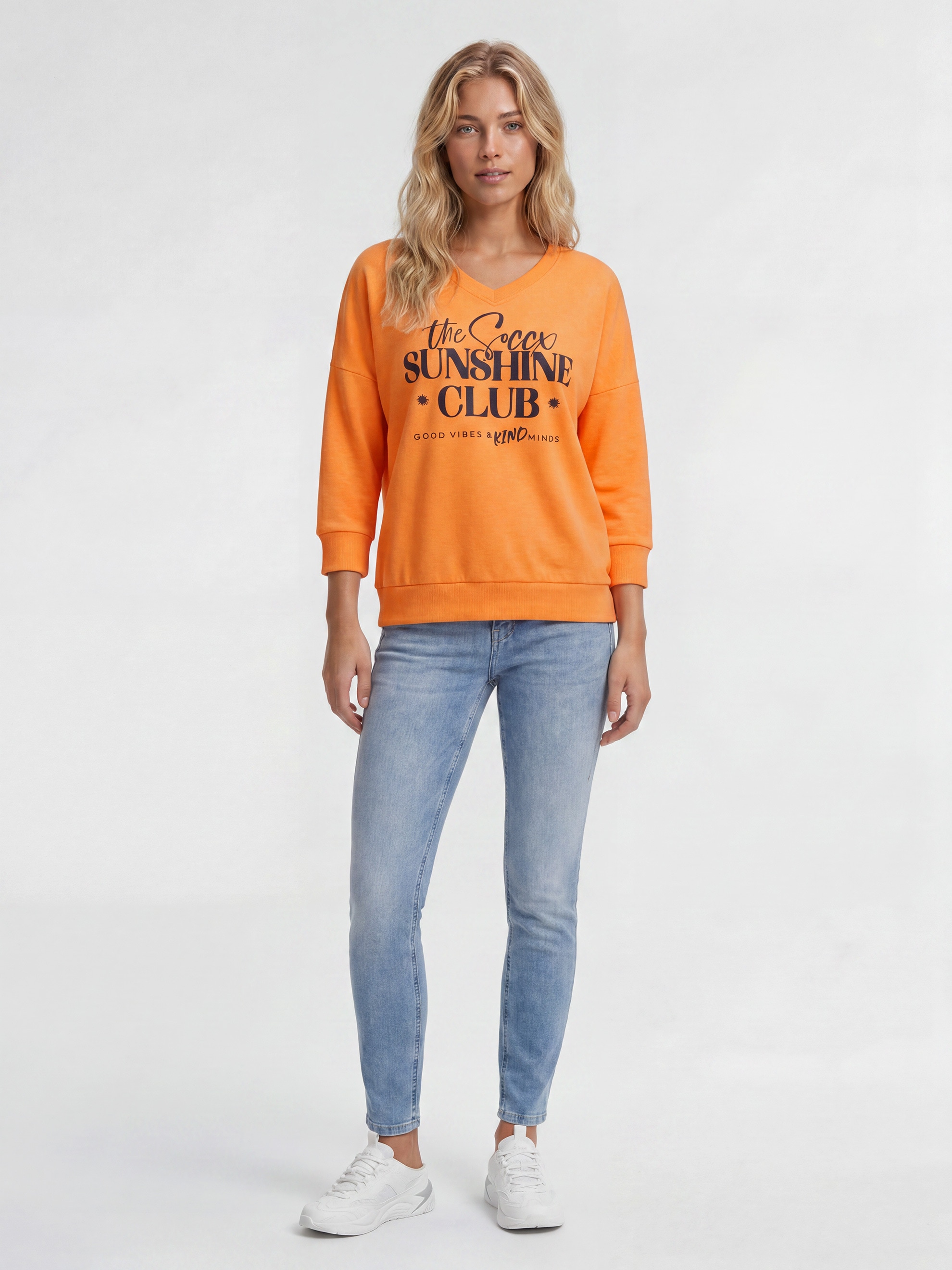 SOCCX Sweater , mit überschnittener Schulter
