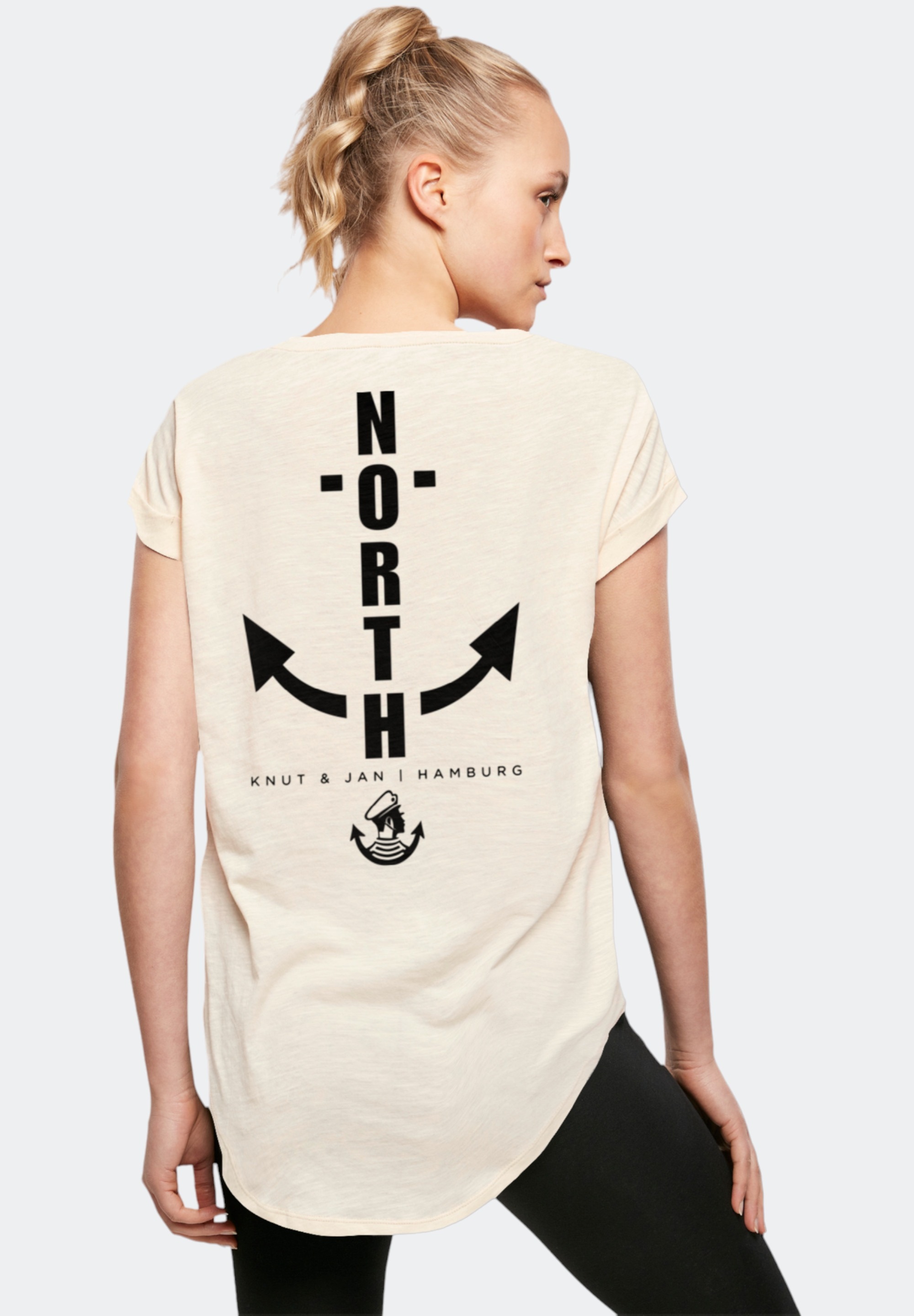 F4NT4STIC T-Shirt »North Anchor Knut & Jan Hamburg«, Print