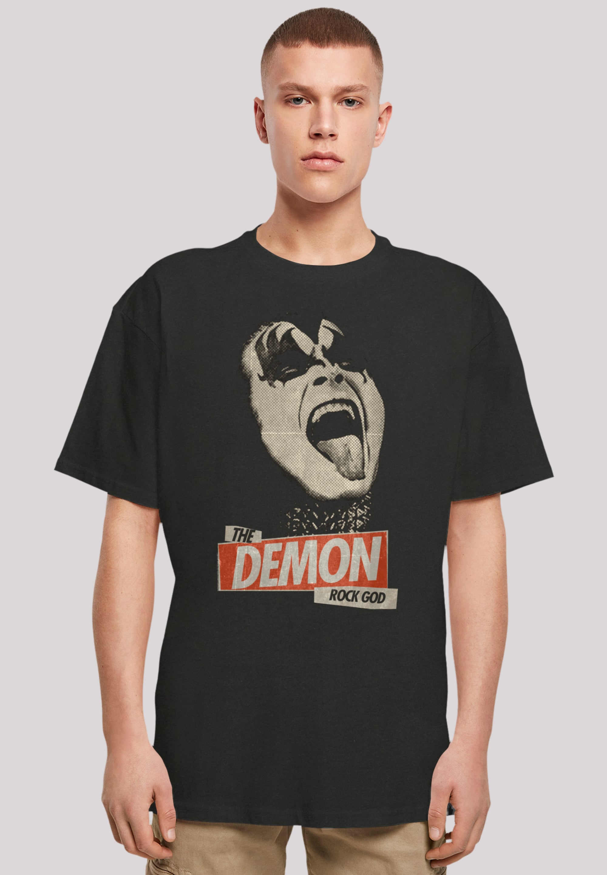 Premium kaufen Qualität »Kiss Hard Demon«, Band F4NT4STIC BAUR | T-Shirt online Rock