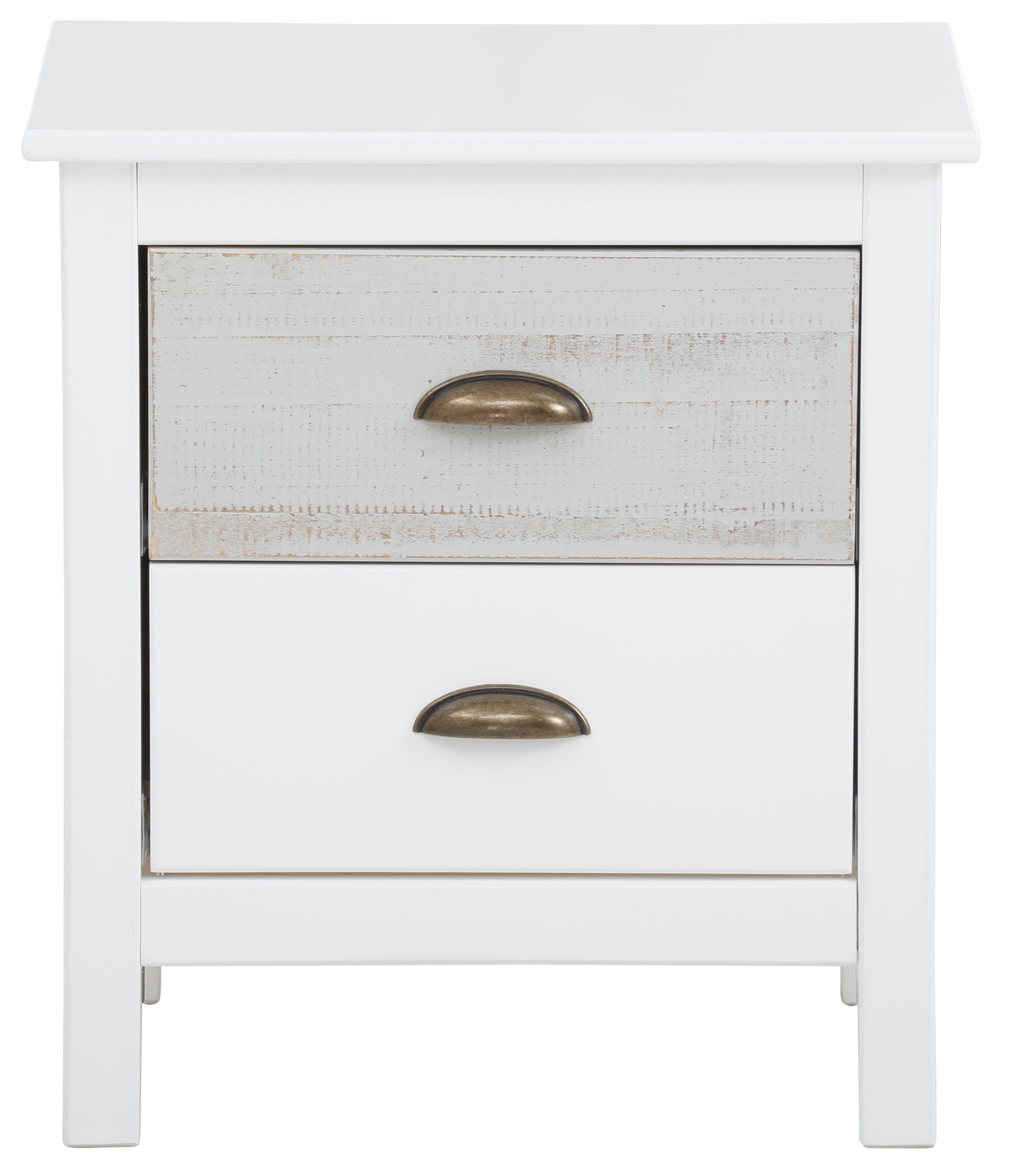 OTTO home Nachtkommode "Pilatus" erstrahlt in Holzoptik, mit gebürsteter Sc günstig online kaufen