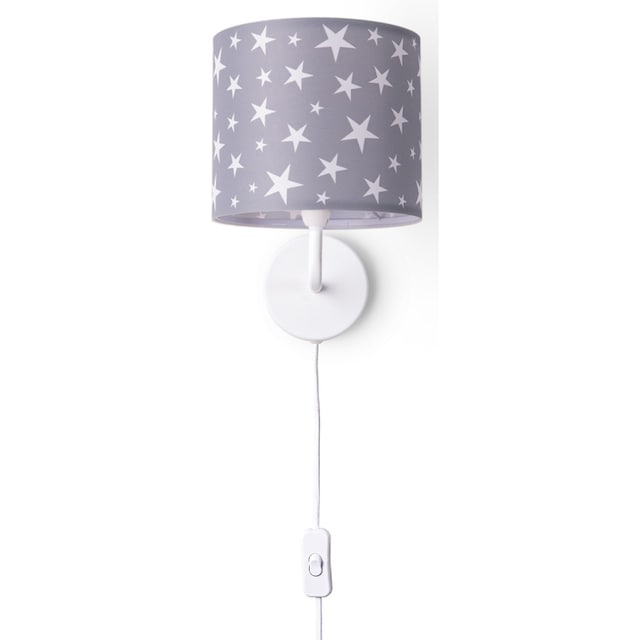 Paco Home Wandleuchte »Capri 315«, 1 flammig-flammig, Lampe Kinderzimmer  Babyzimmer âˆ…18cm Sterne Kabellänge 3m E14 | BAUR