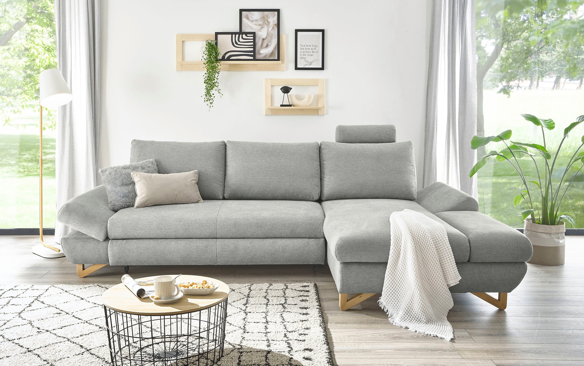 INOSIGN Schlafsofa »City/Giron«, komfortable Bettfunktion (Liegefläche 245 x 138 cm), sowie Bettkasten