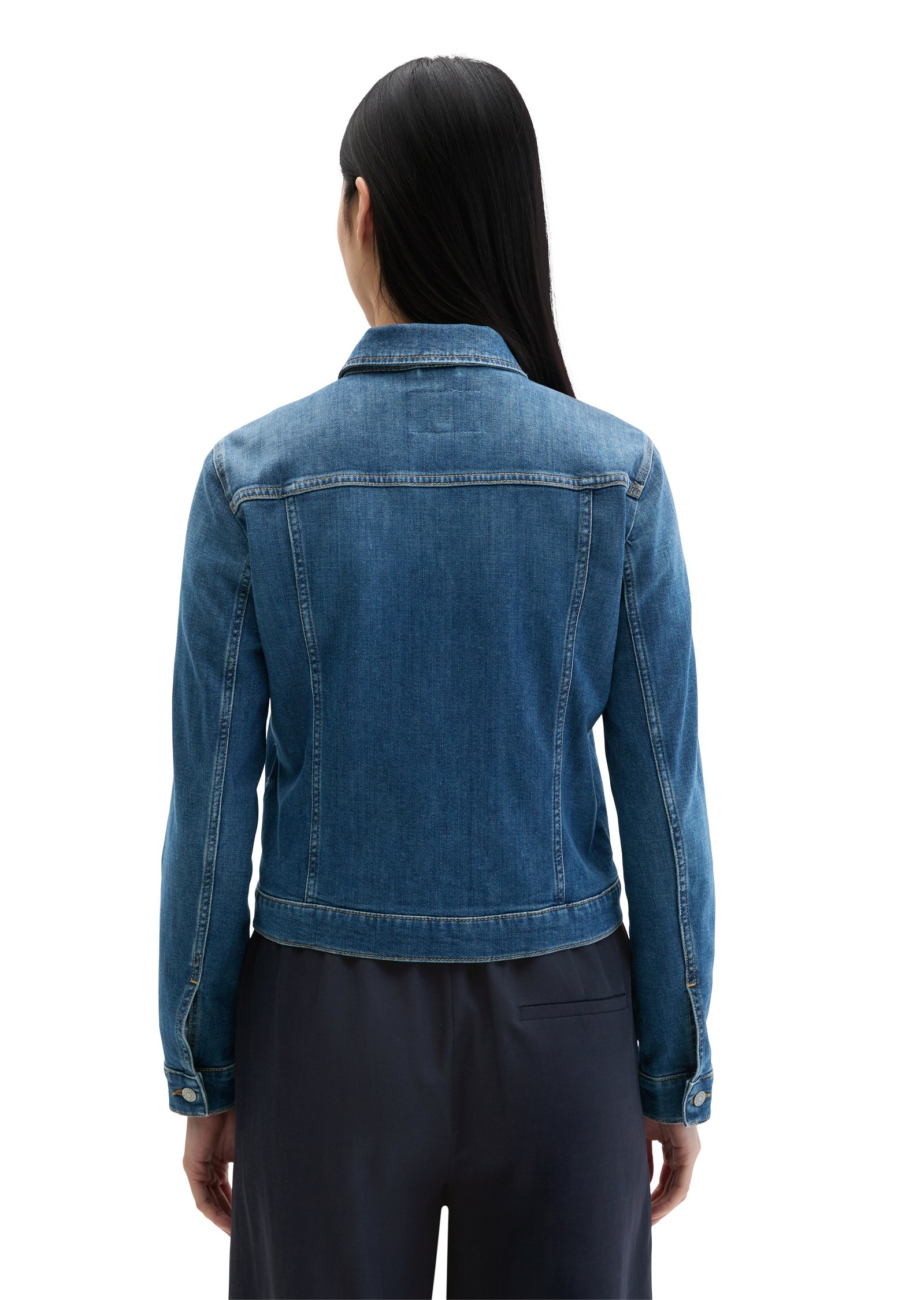 Thumbnail - Marc OPolo Jeansjacke "aus Cashmere Touch Denim"