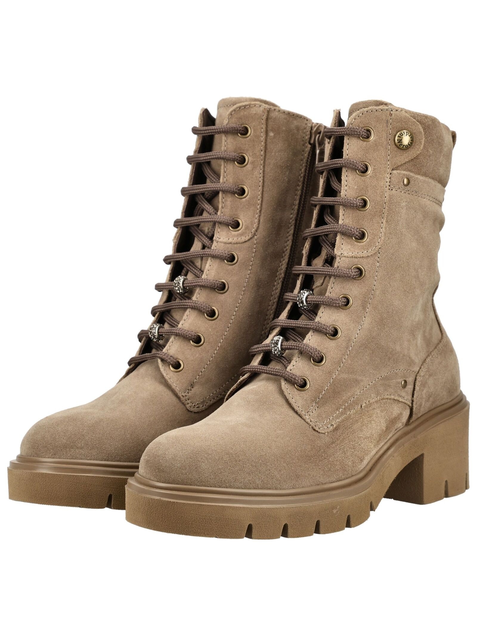 Nero Giardini Schnürstiefelette »Nero Giardini Stiefelette Veloursleder«