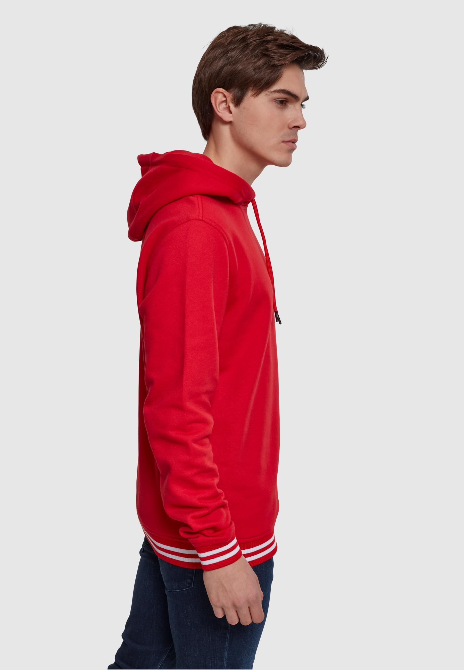 URBAN CLASSICS Sweatshirt »Urban Classics Herren College Sweat Hoody«, (1 tlg.)