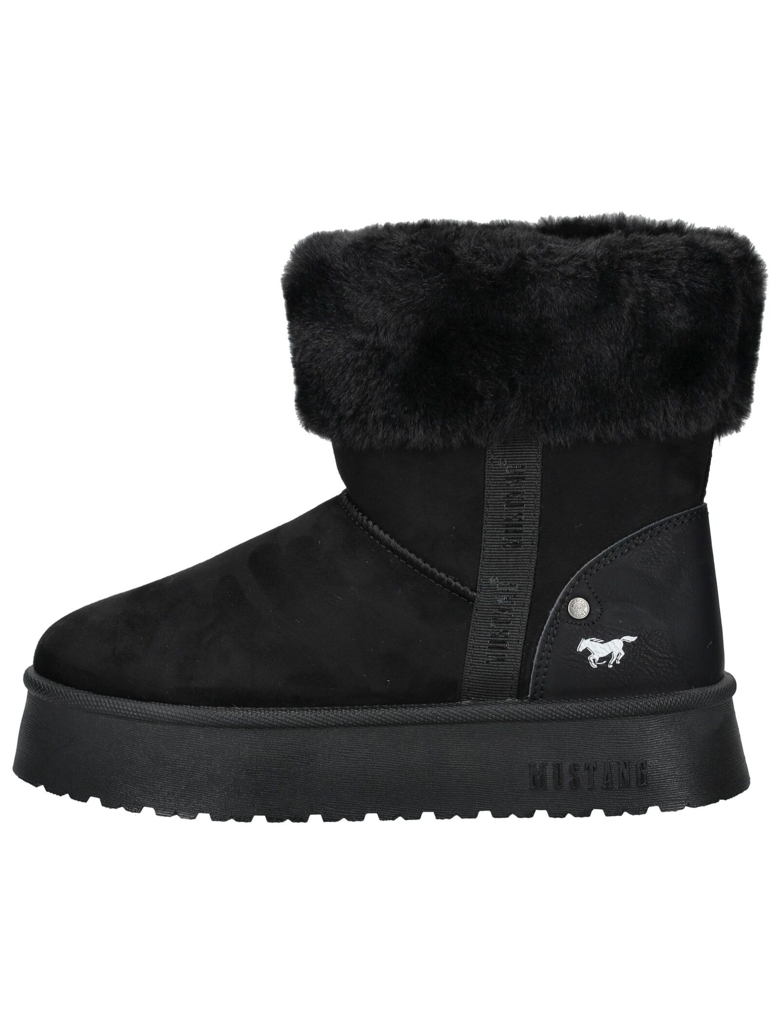 Mustang Shoes Stiefelette "Mustang Shoes Stiefelette Lederimitat/Textil" günstig online kaufen