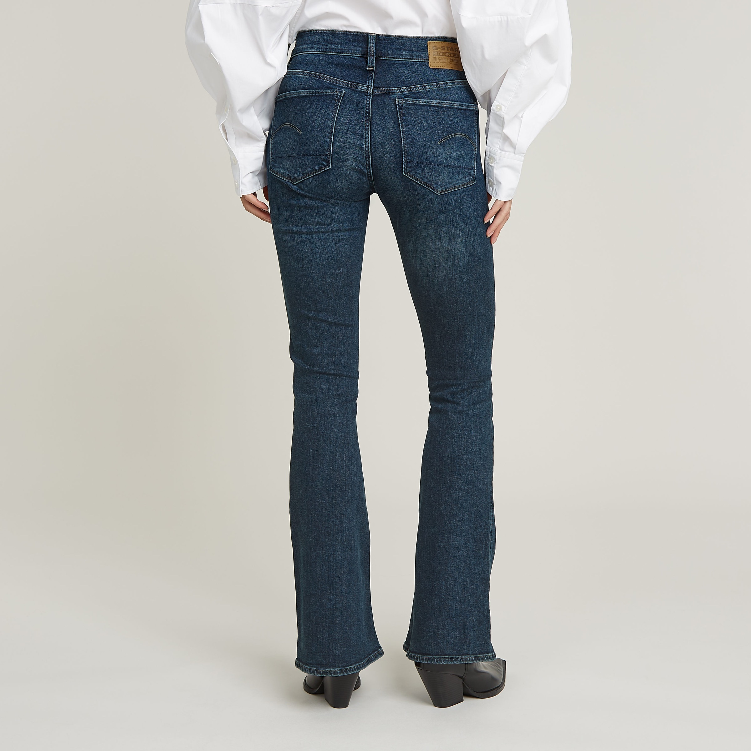 G-STAR Bootcut-Jeans "3301 Flare Wmn" aus Stretch-Denim günstig online kaufen