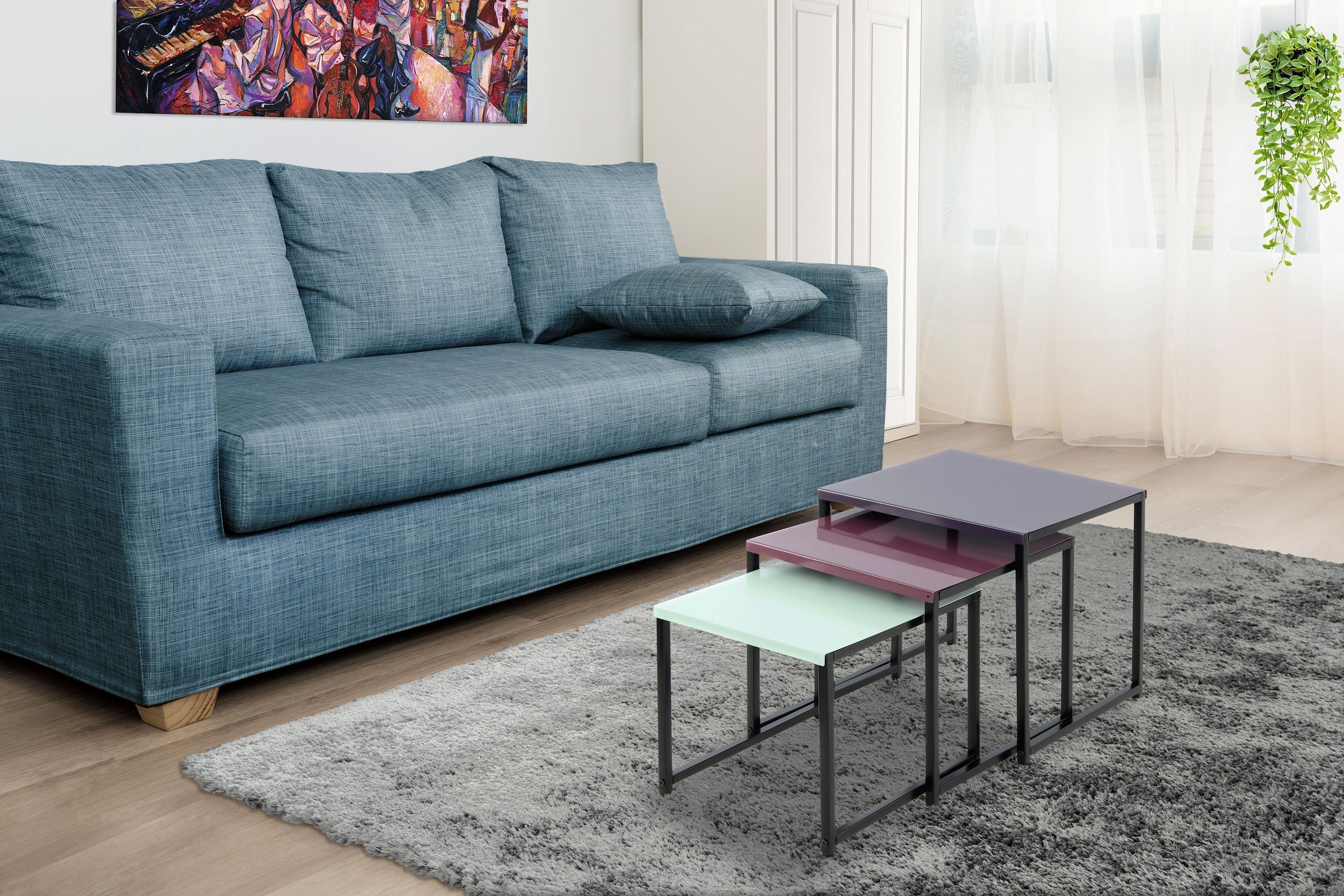 Kayoom Beistelltisch "South 110 3er-Set, Tisch-Set in modernem Design" Set, günstig online kaufen