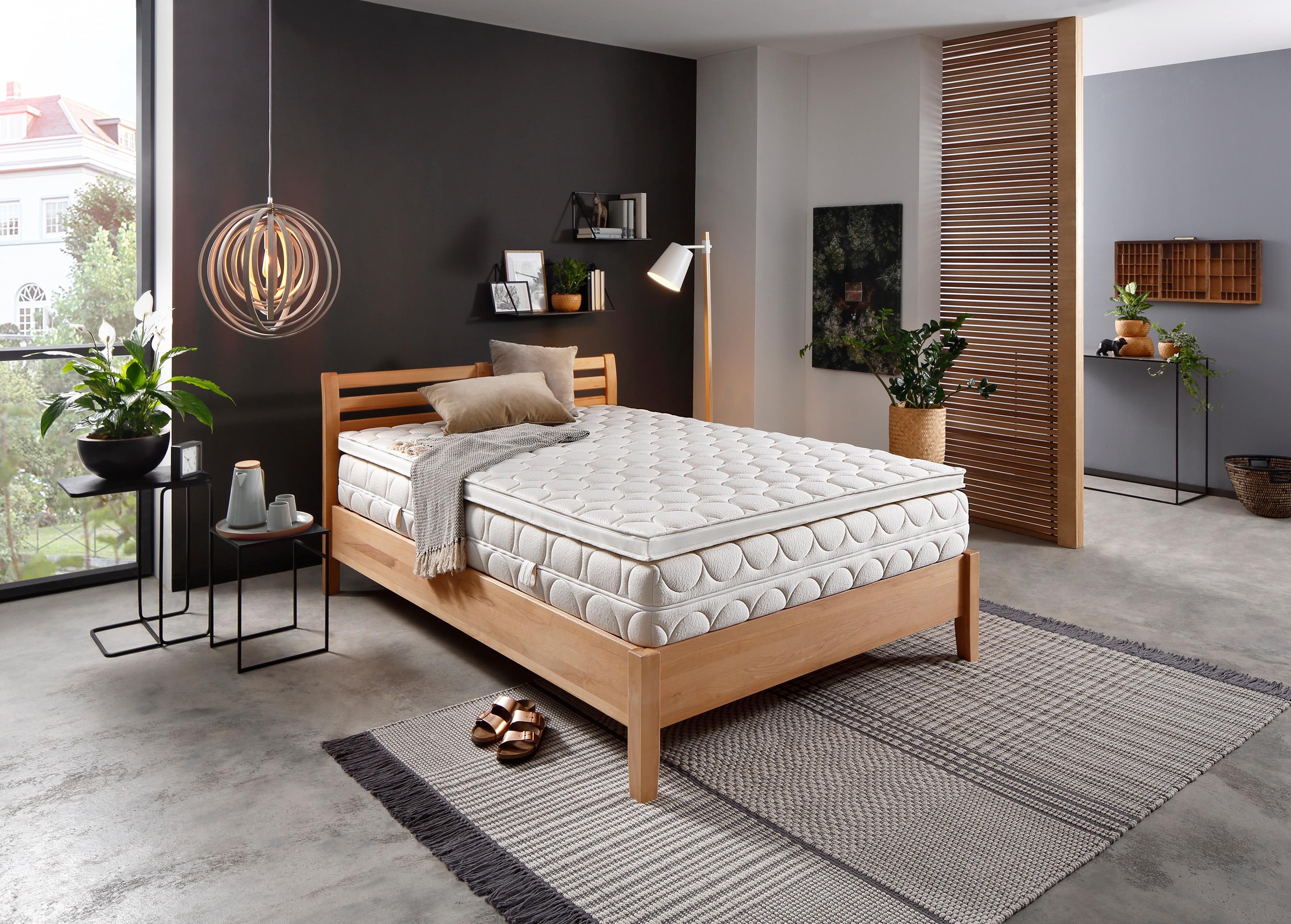 Fair Life Bio  Topper Lasana, Topper aus natürlichen Materialien, hergestellt in Deutschland