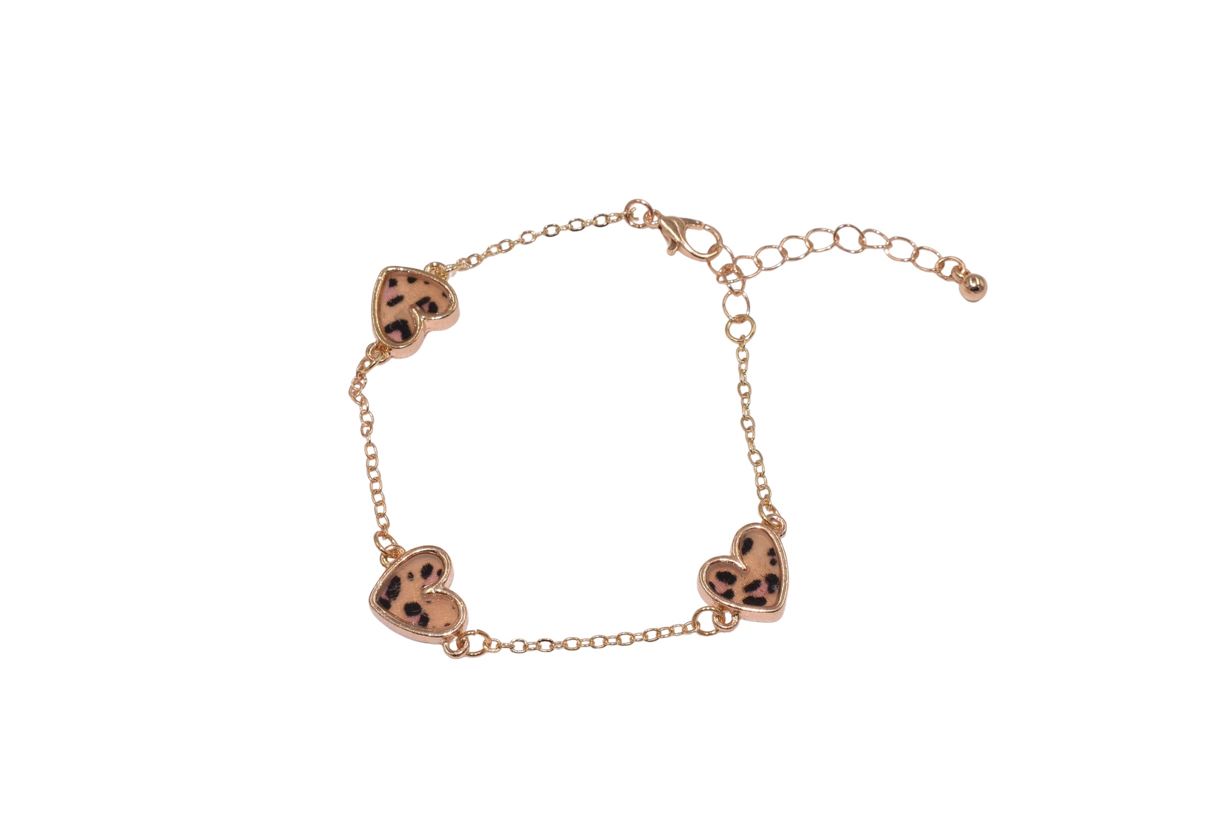 Schmuckset "Multipack Schmuck Geschenk Ohrringe Armkette Halskette Animalprint", gelbgoldfarben, messingfarben, schwarz, ANISTON JEWELRY & WATCHES, Schmuck_Sets, Damen, Messing, Schmuckset 3