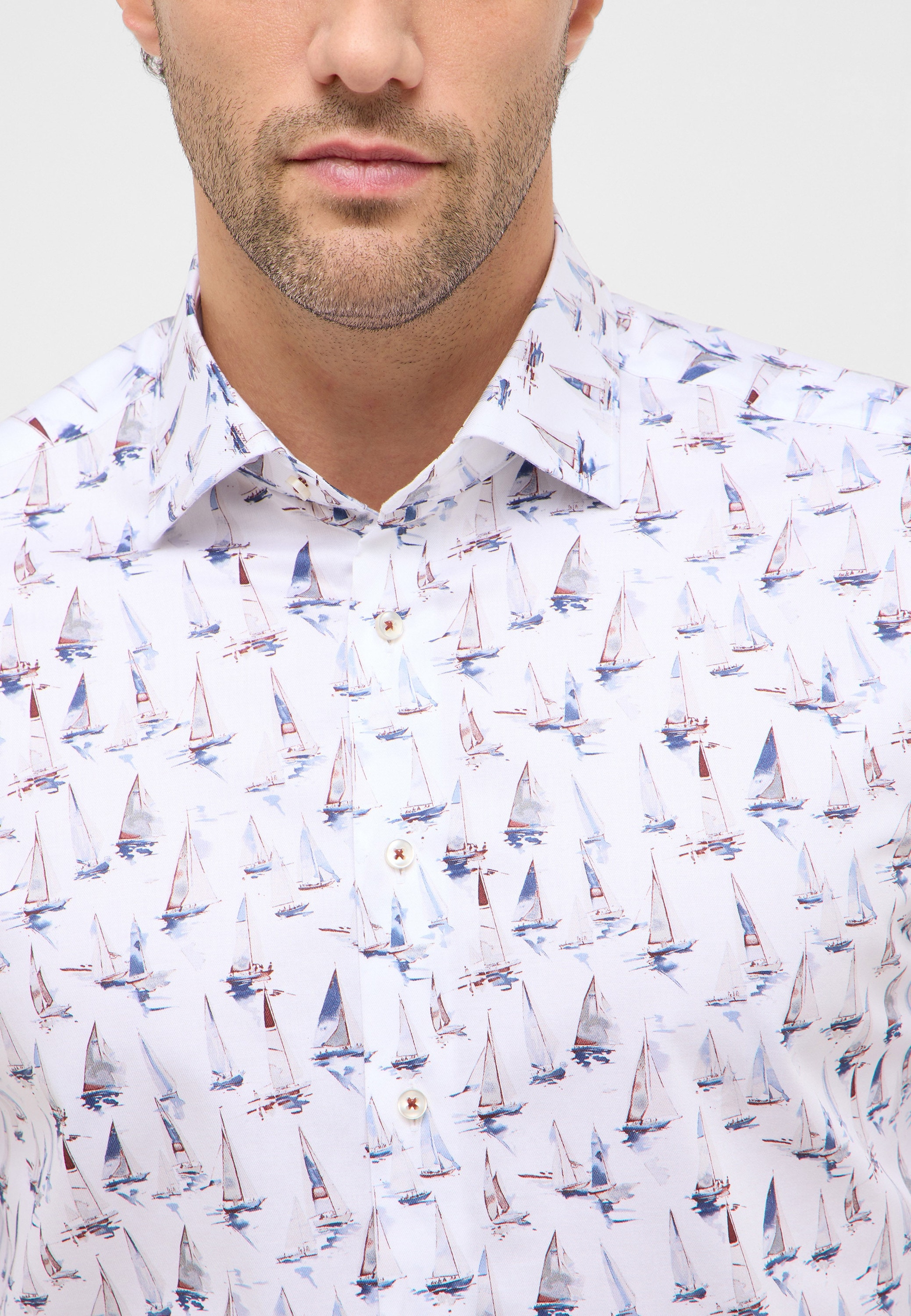 Eterna Langarmhemd »MODERN FIT« NON IRON (bügelfrei)