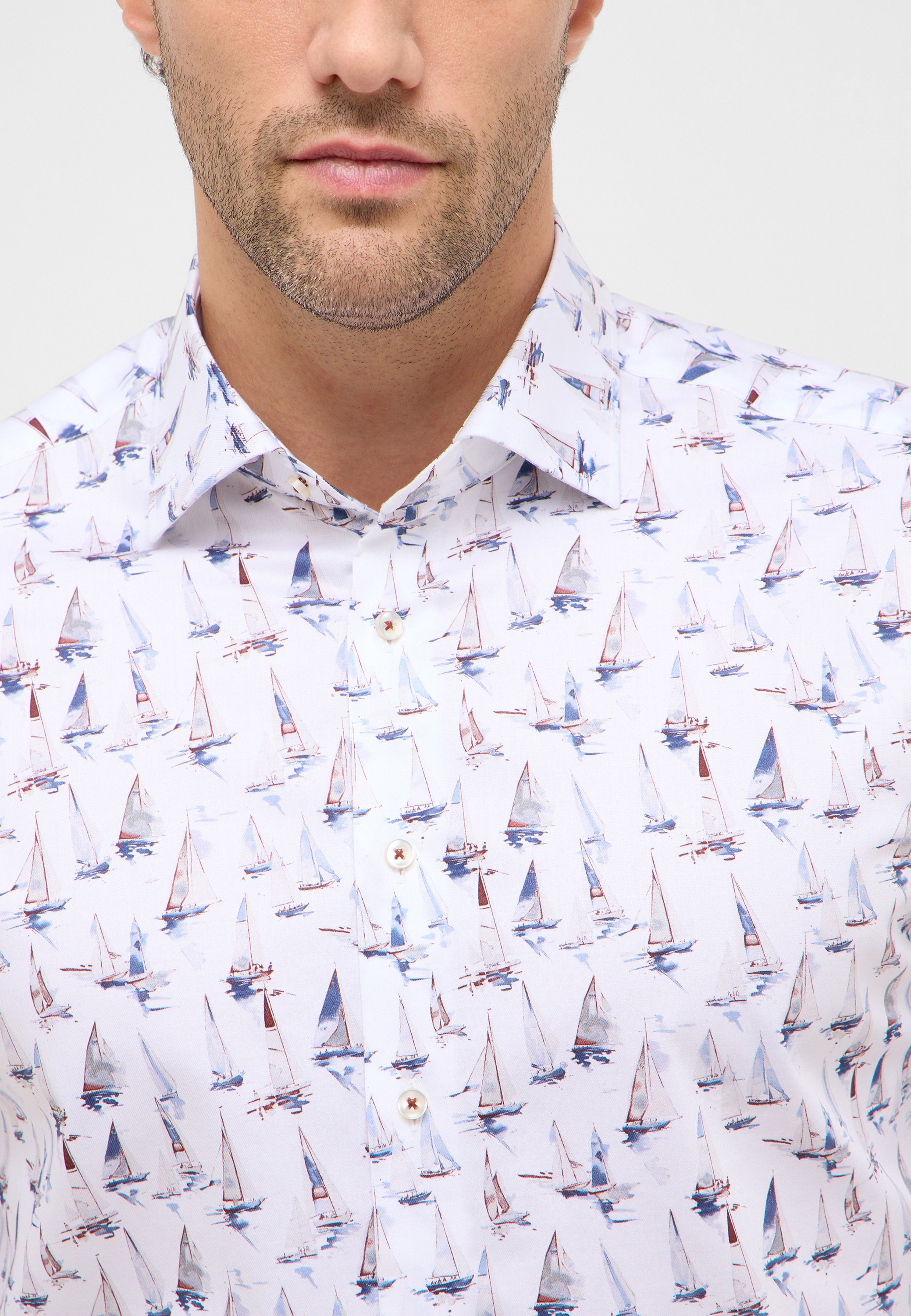 Thumbnail - Eterna Langarmhemd "MODERN FIT" NON IRON (bügelfrei)