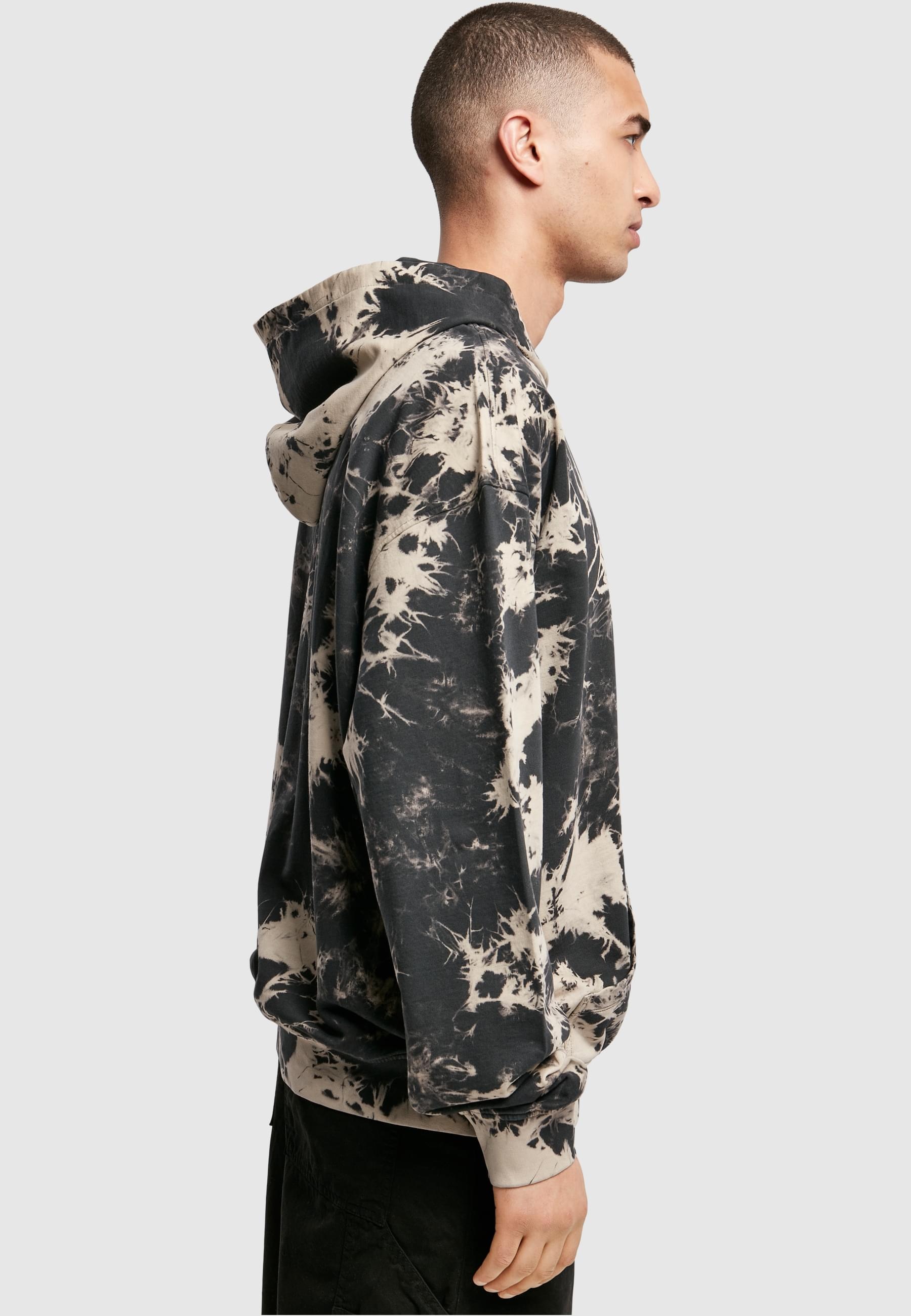 URBAN CLASSICS Sweatshirt »Urban Classics Herren Bleached Hoody«, (1 tlg.)