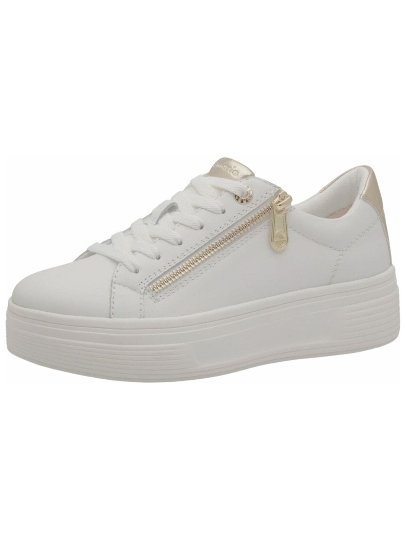 Tamaris Plateausneaker "Tamaris Sneaker Leder/Textil" günstig online kaufen