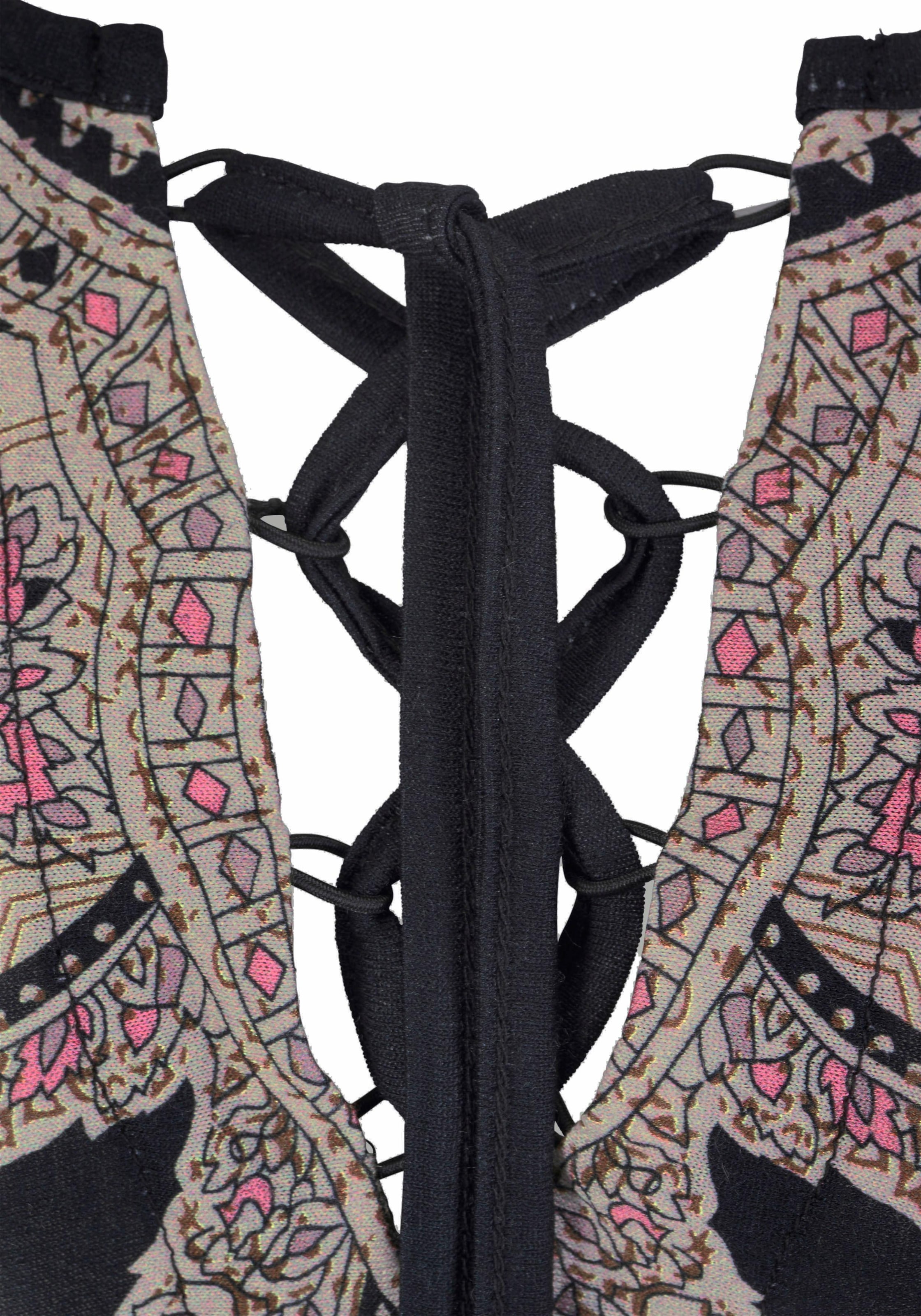 LASCANA Jerseykleid, mit BAUR | online kaufen Bordürendruck