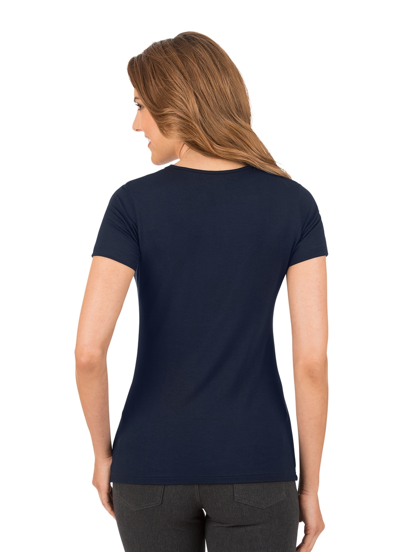 Trigema bestellen aus T-Shirt Viskose« BAUR »TRIGEMA Rundhalsshirt | für