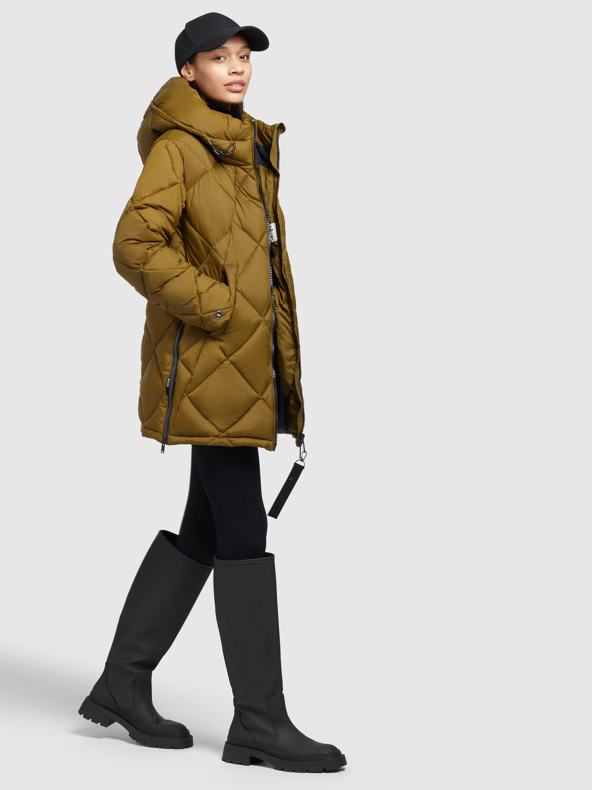khujo Steppjacke »ZALONA«, (1 St.), mit Kapuze