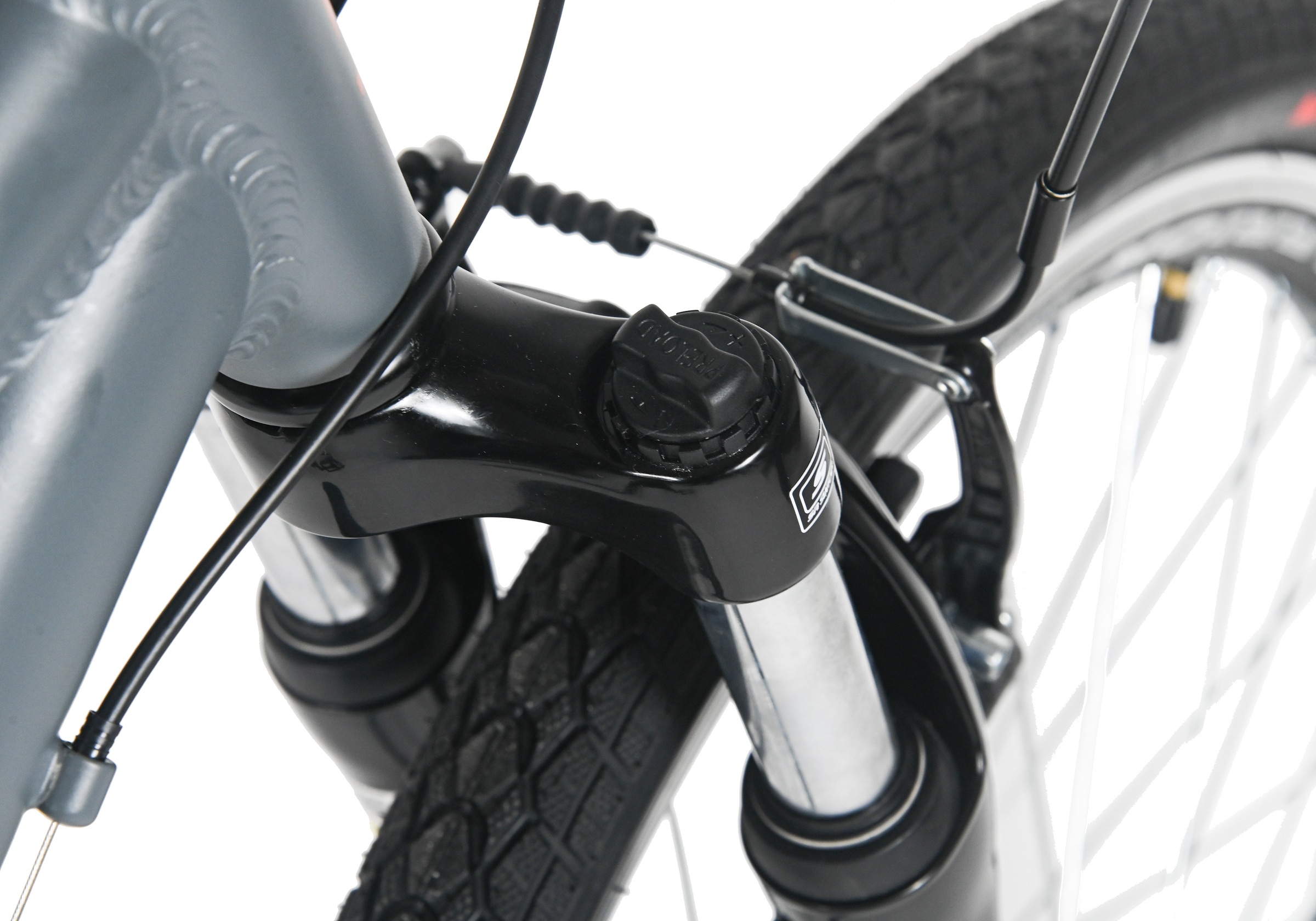 WYLD Kinderfahrrad »Mistral Grau 18 Gänge RH 32 cm - Ab 8 Jahre« 18 Gang Kettenschaltung