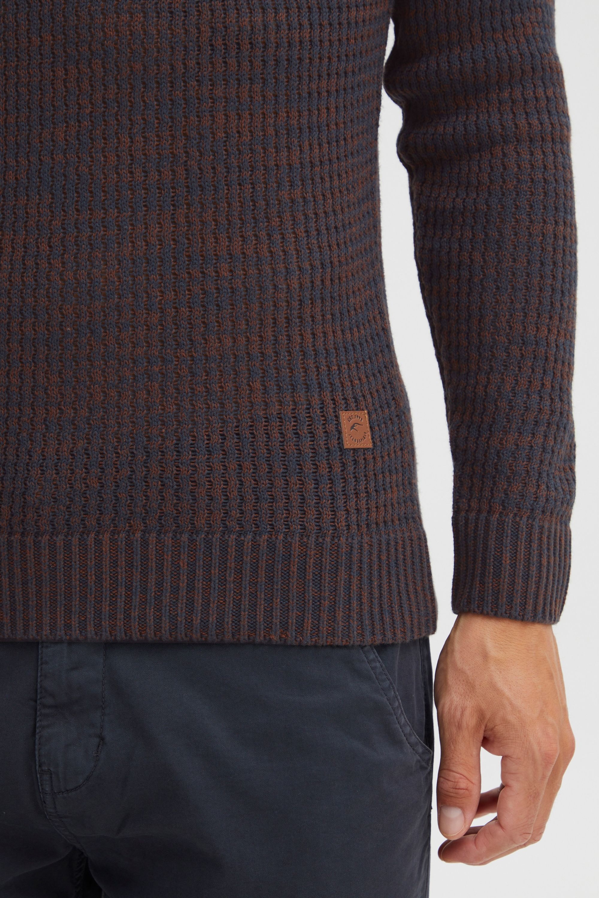 Indicode Strickfleece-Pullover »Strickpullover IDValerio«