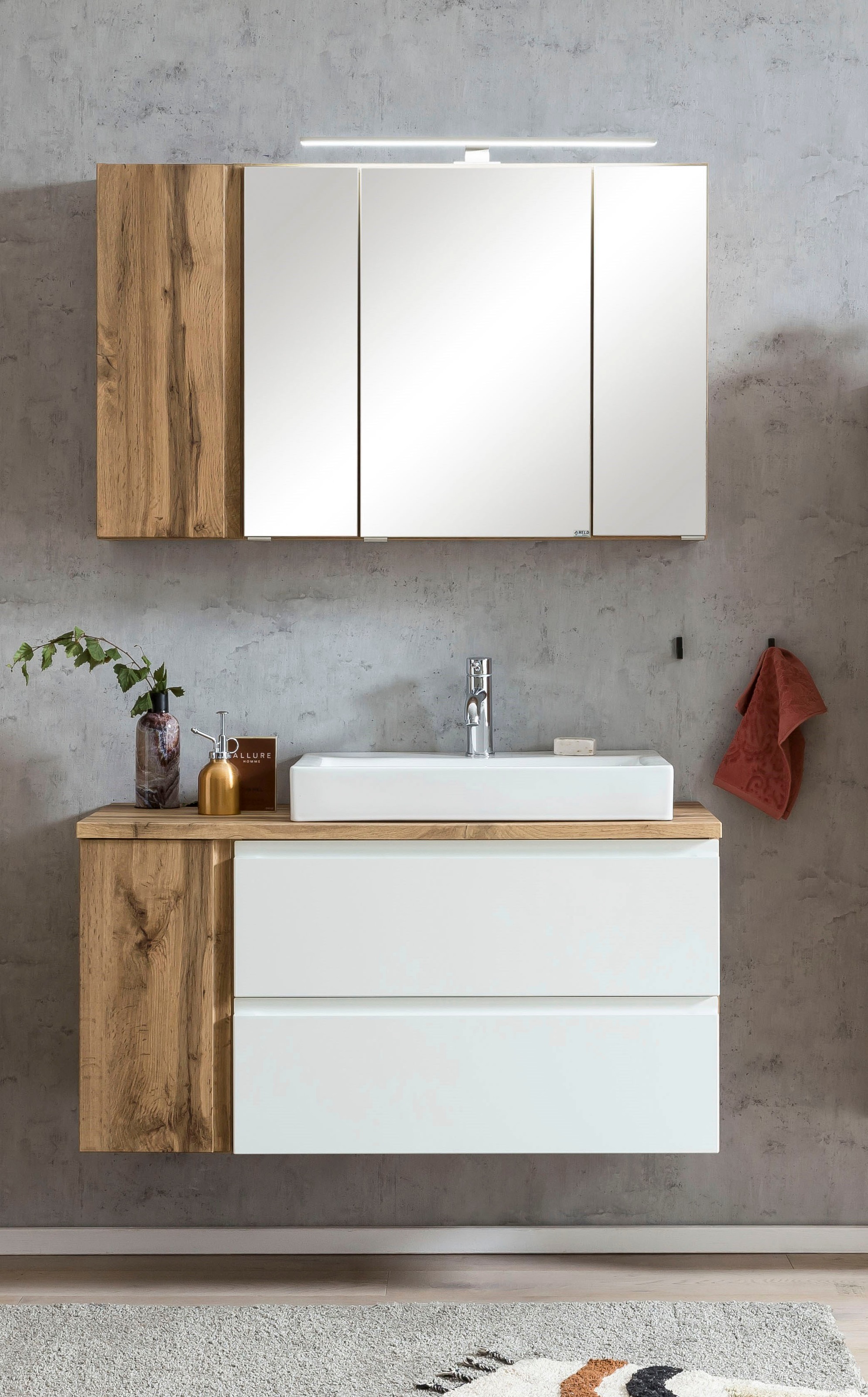 welltime Badmöbel-Set "Sölden" 2 Stk. tlg. günstig online kaufen