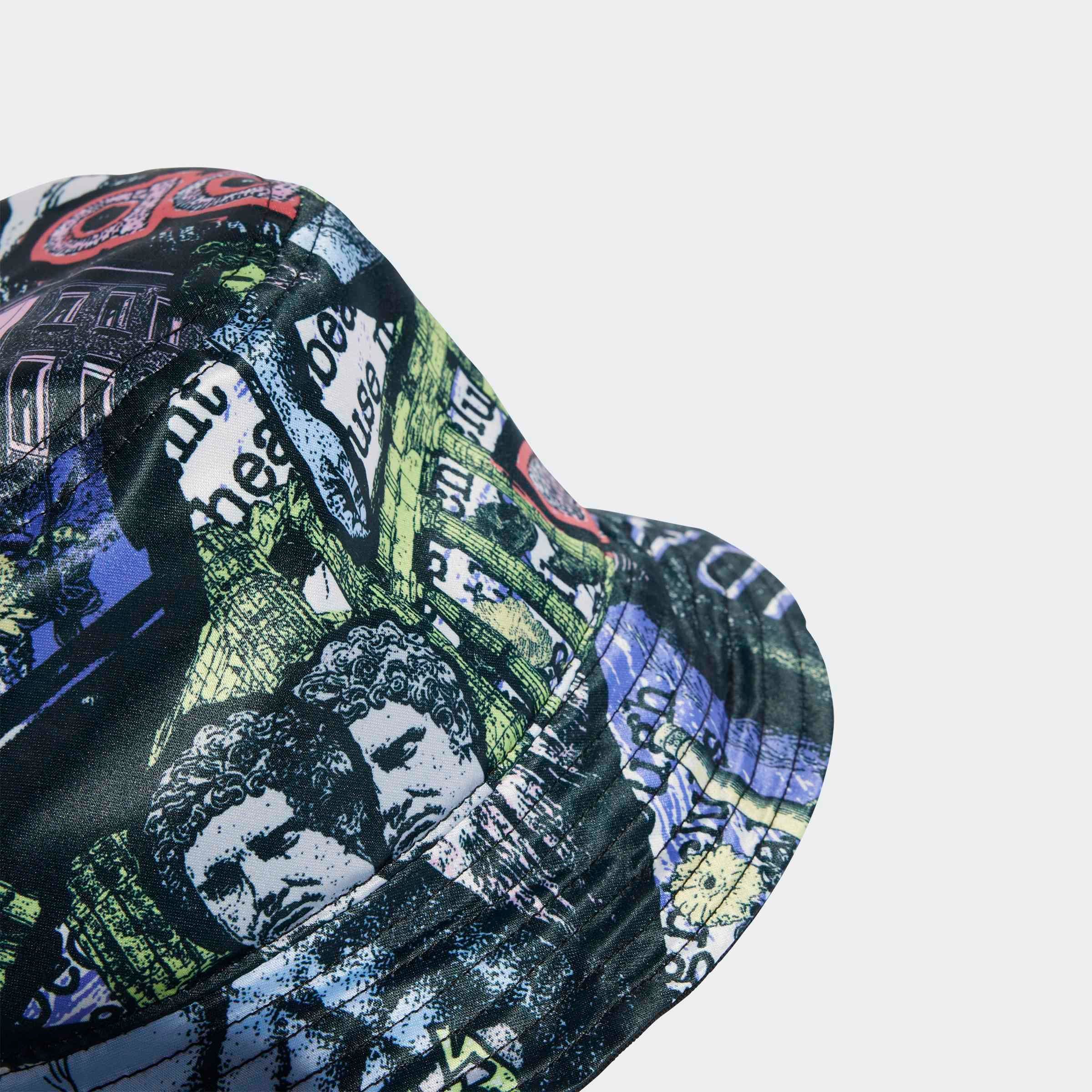 adidas Originals Baseball Cap »ADIDAS X JS B H«, Jeremy Scott Stoffhut, Hommage an die 90-er Jahre, Allover-Grafik