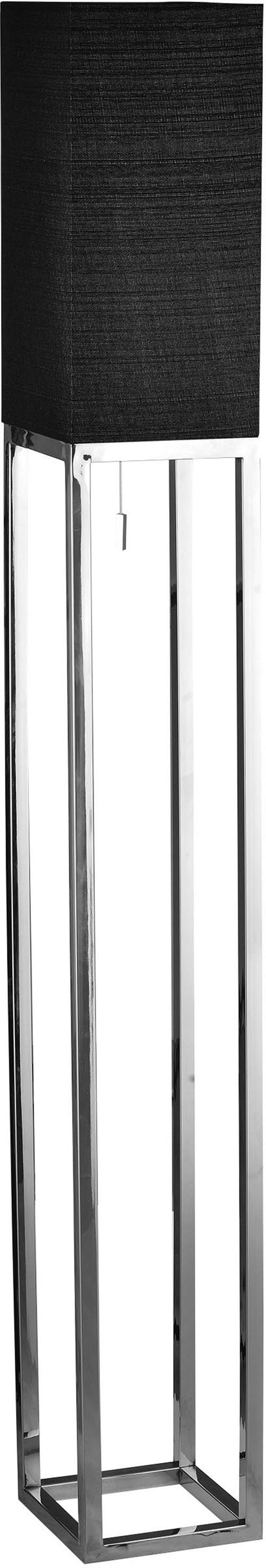 150,5cm, online flammig-flammig, Stehlampe 1xE27, | 1 BAUR IP20 näve Flurleuchte kaufen dunkelgrau/chrom, »Alfa«, H: