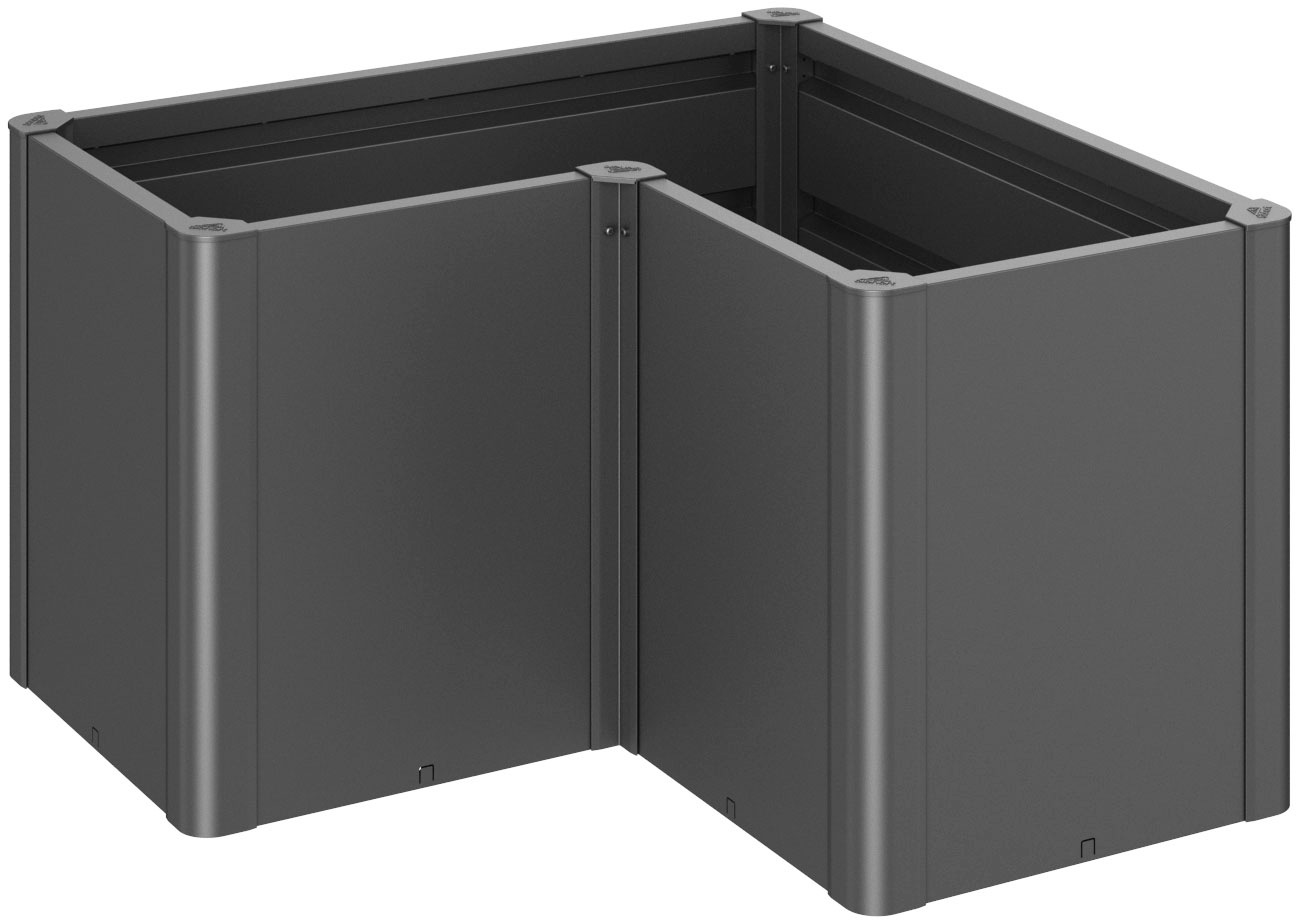 Biohort Hochbeet »BELVEDERE L-Form midi 1, verschiedene Farben«, 102x102x61 cm, extrem langlebig, aus Metall