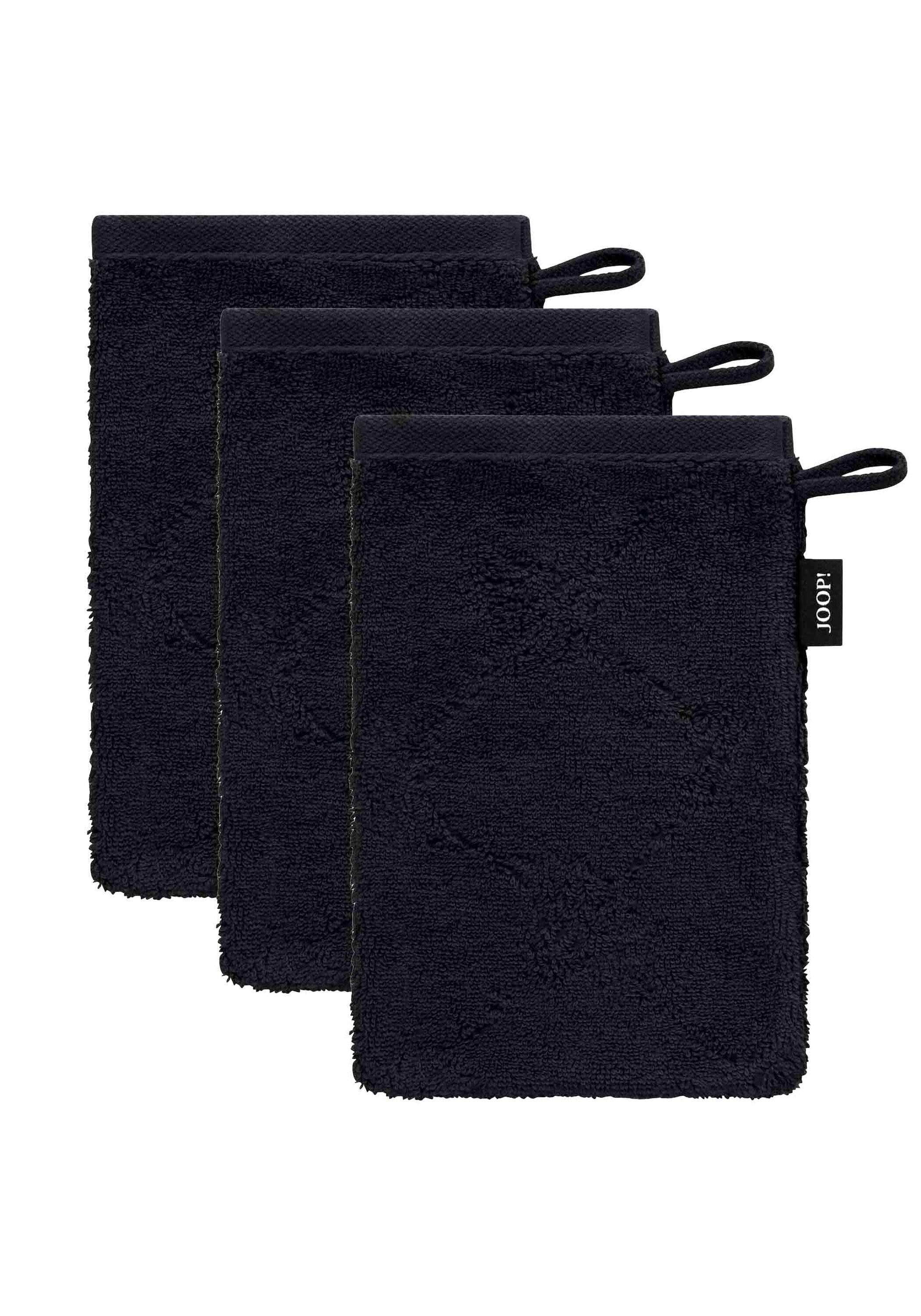 JOOP Waschhandschuh "Waschlappen Doubleface 3er Pack" günstig online kaufen