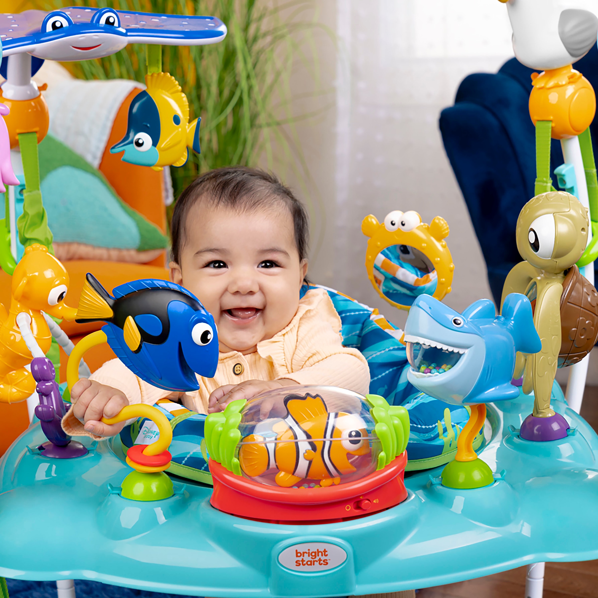 Bright Starts Spielcenter »Finding Nemo Sea of Activities Jumper«, mit Licht- und Soundeffekt