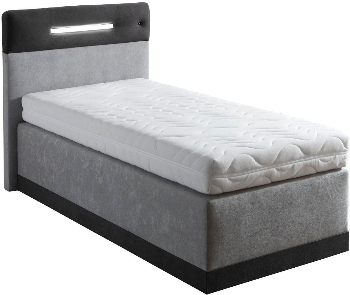 Westfalia Schlafkomfort Boxspringbett, mit LED-Beleuchtung
