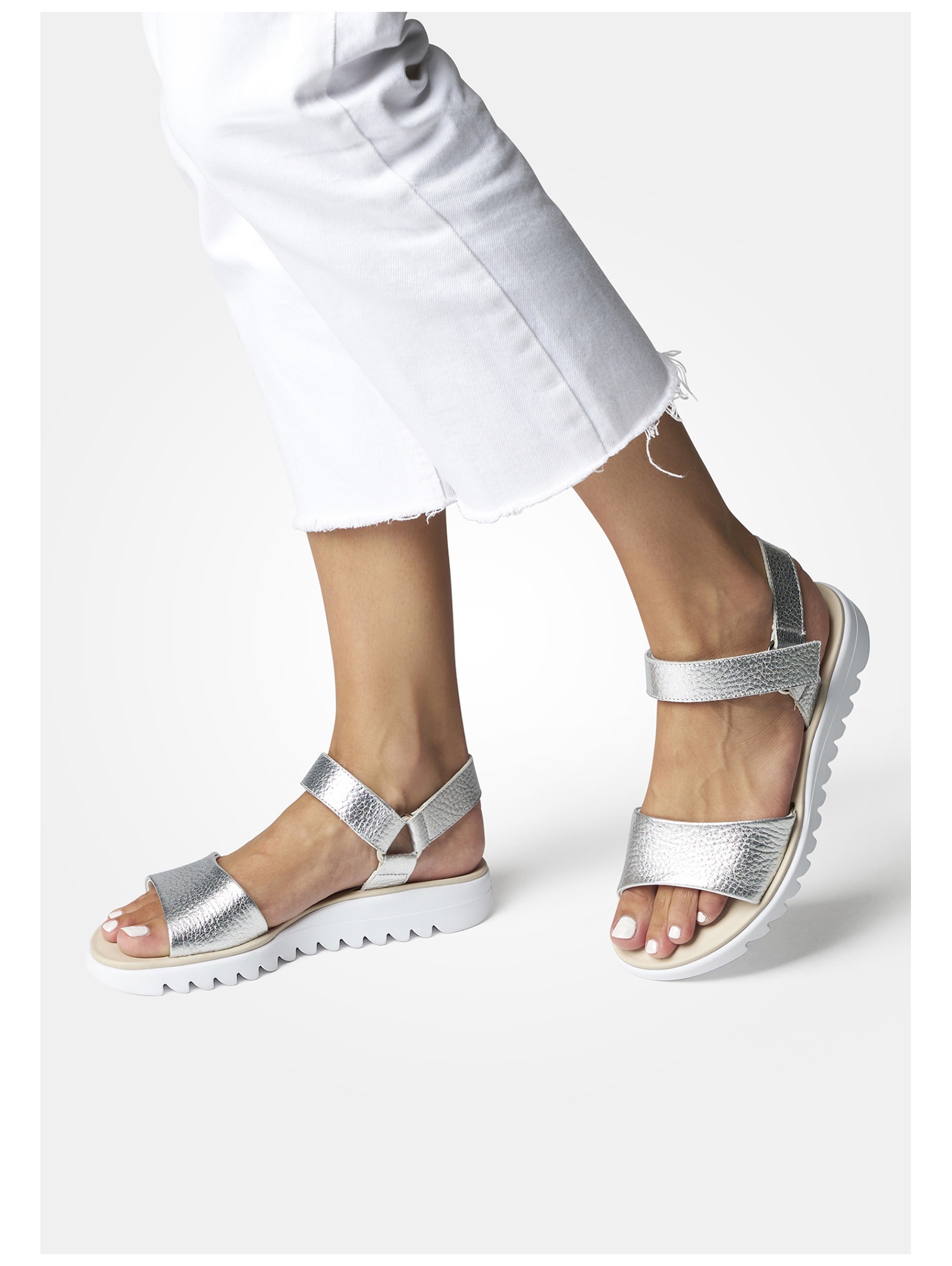 Thumbnail - Paul Green Riemchensandale "Paul Green Sandalen Leder"