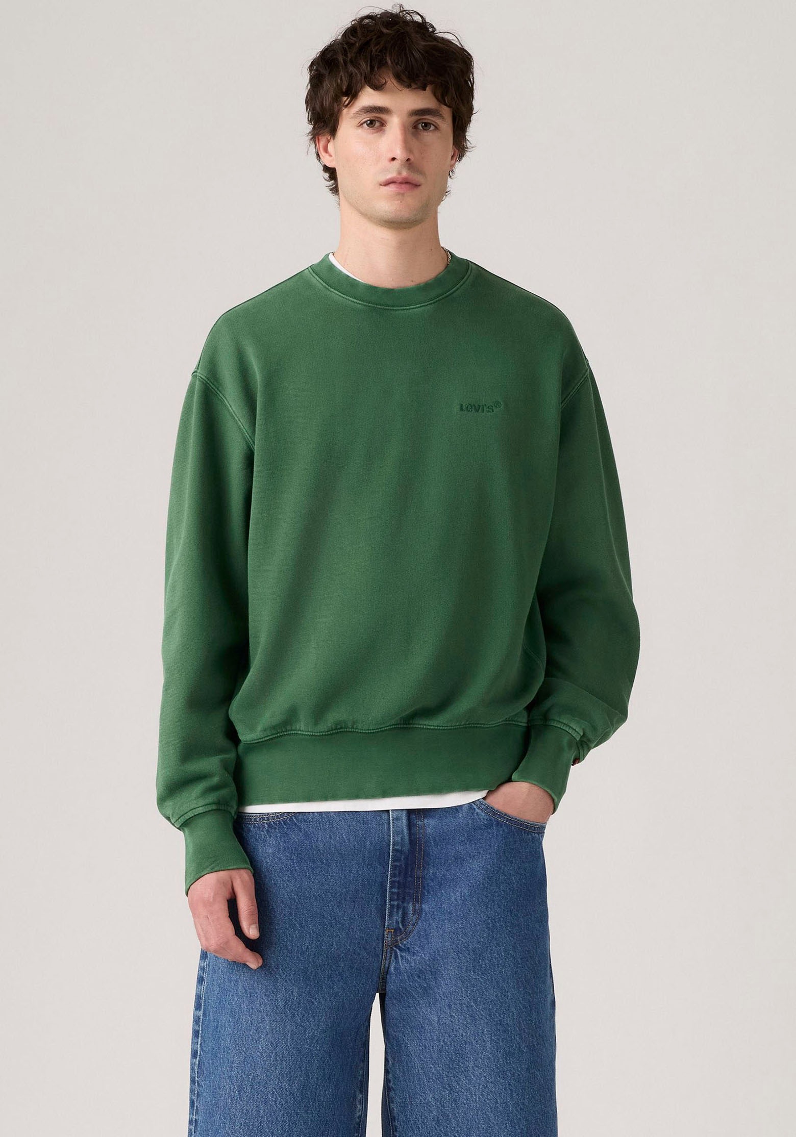 Levis Sweatshirt "AUTHENTIC CREW", mit Logostickerei günstig online kaufen