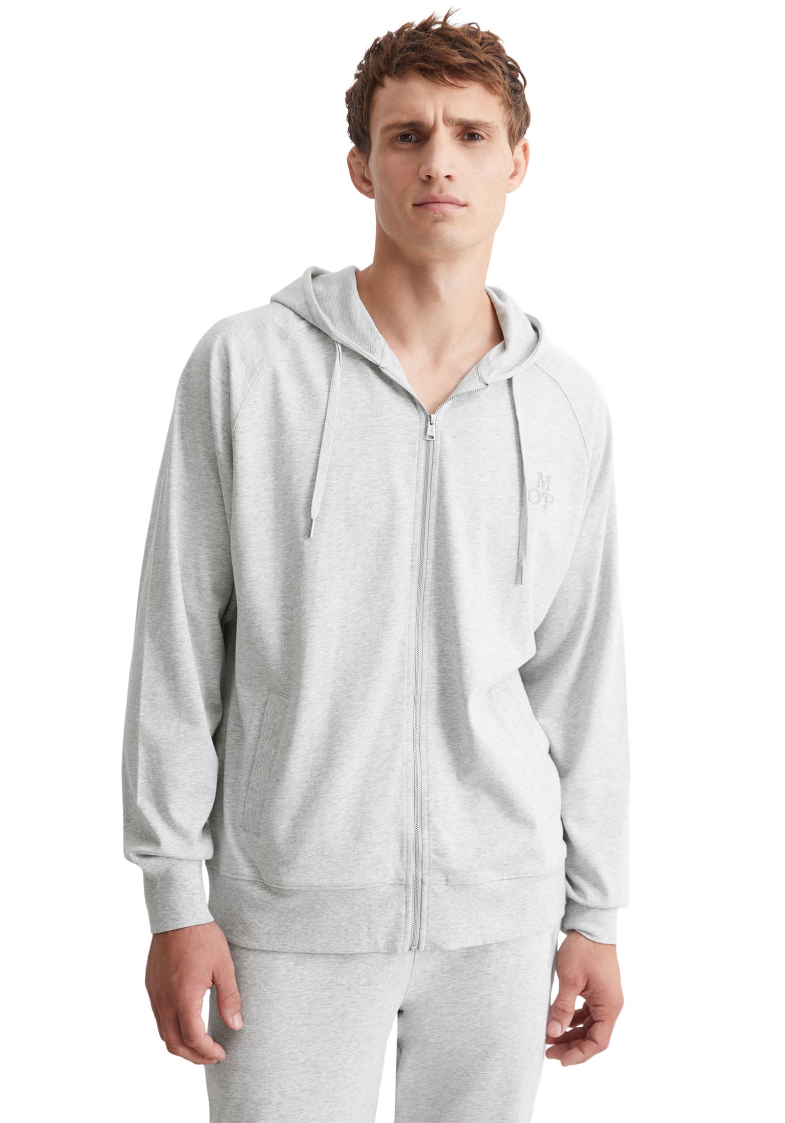 Marc OPolo Sweatjacke "Heavy Jersey", mit dezentem Logodruck günstig online kaufen