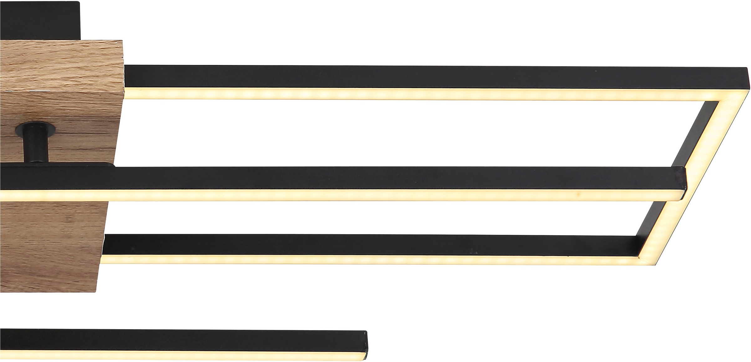 GLOBO LIGHTING Deckenleuchte »KENDRA« LED-Modul 1 Stk. Warmweiß Deckenlampe Wohnzimmer-Leuchte Schlafzimmer-Leuchte Flur Küche