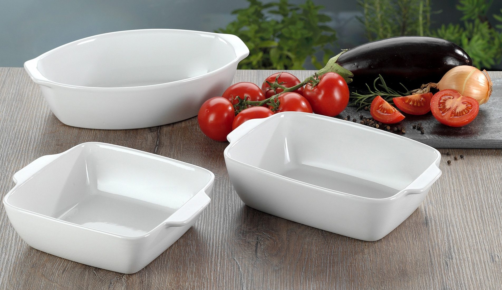 Auflaufform BIG, Steinzeug (3-tlg.)