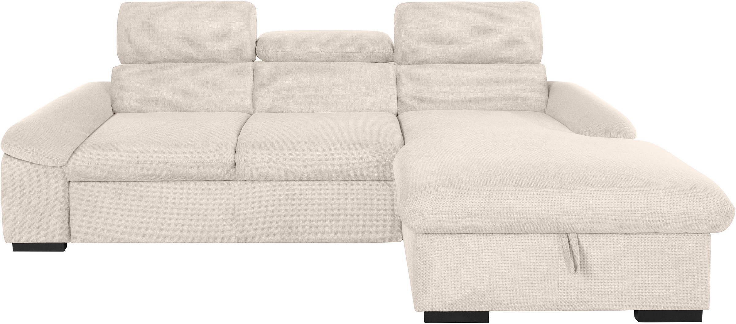 COTTA Ecksofa "Lola L-Form mit Kopfteilfunktion & Hocker" wahlweise mit Bet günstig online kaufen